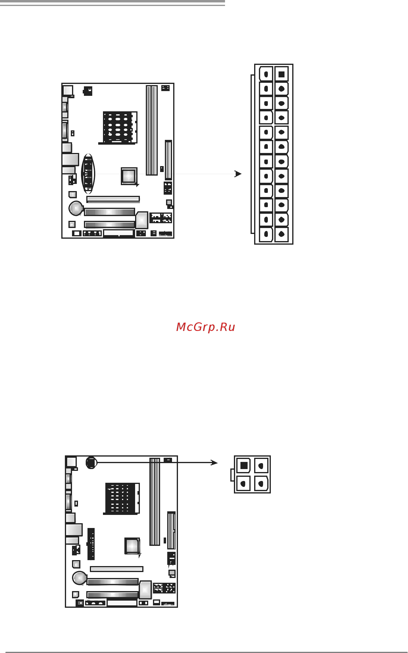 Biostar GF7025-M2 TE Версия 6.x [15/45] Jatxpwr1 atx power source connector