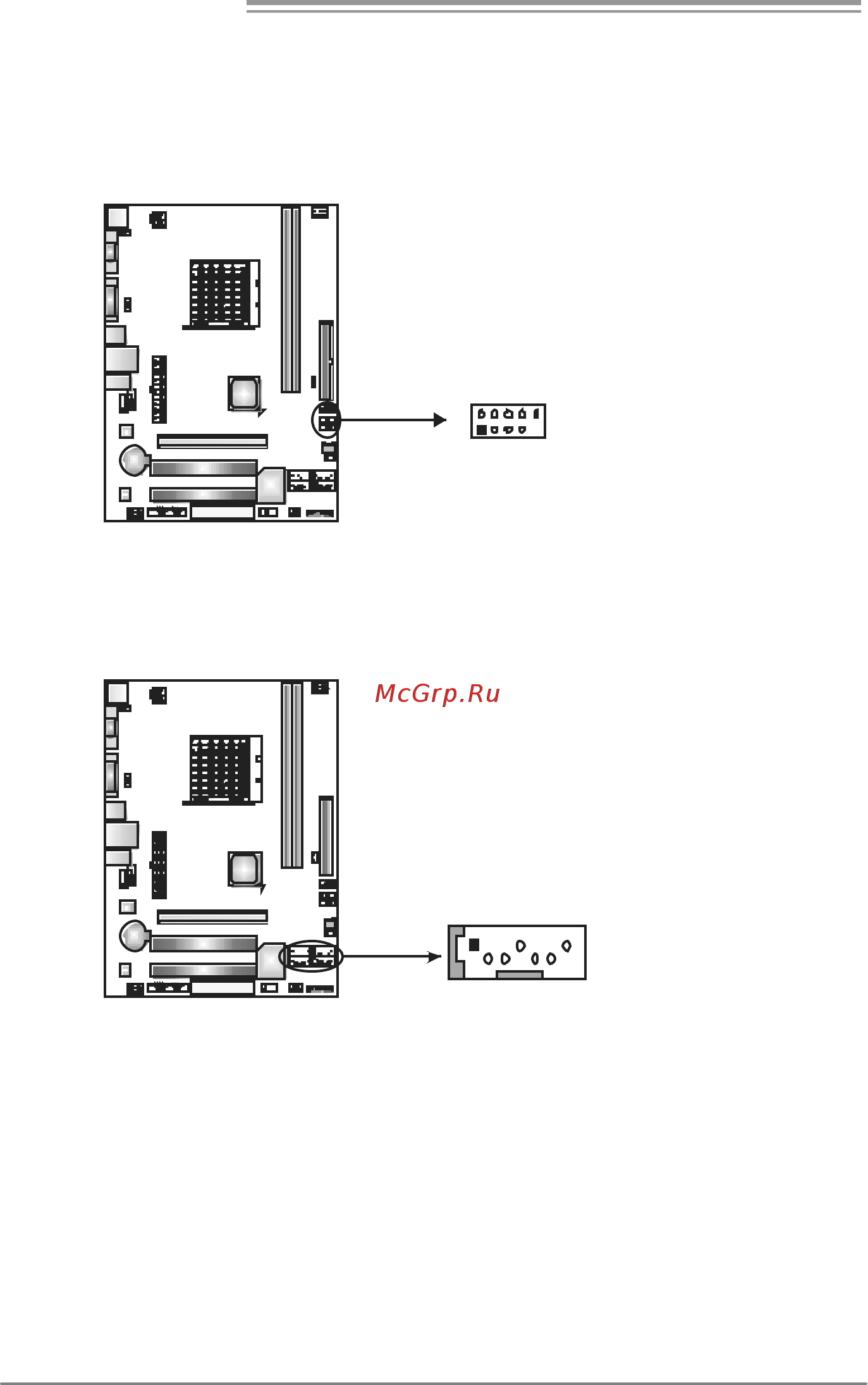 Biostar GF7025-M2 TE Версия 6.x [16/45] Jusb2 jusb3 jusb4 headers for usb 2 ports at front panel
