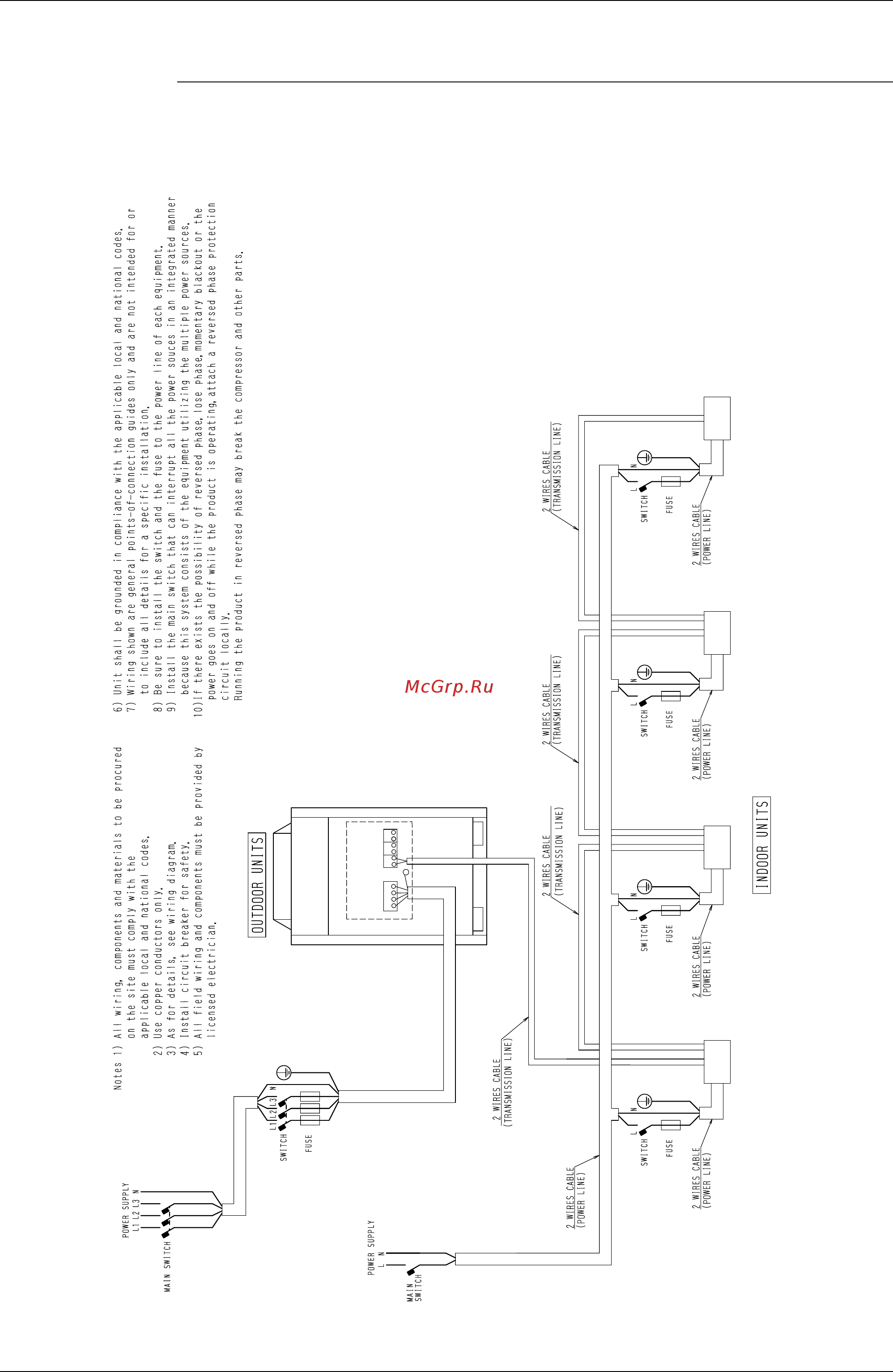 Daikin RXYQ10PY1 [340/398] Field wiring