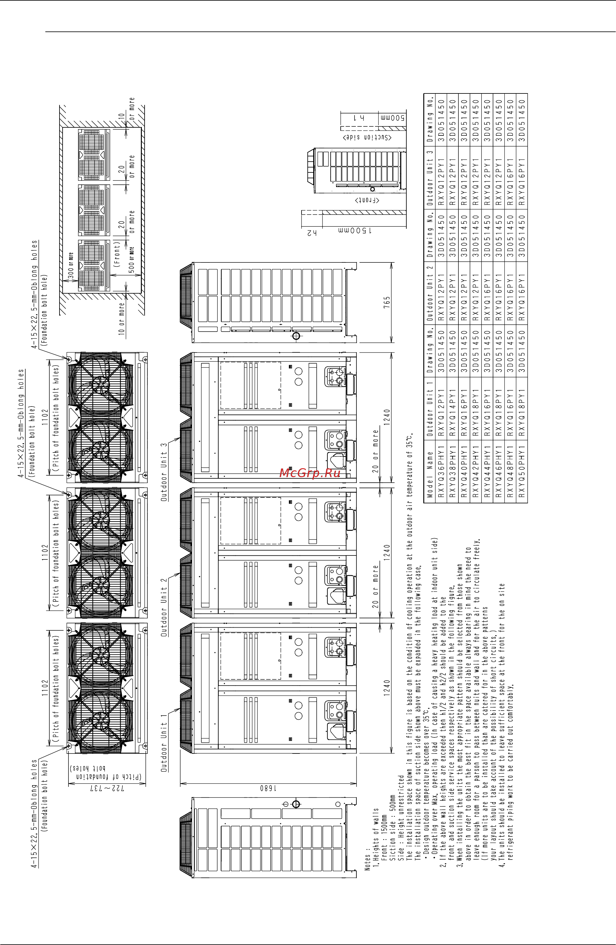 Daikin RXYQ40PY1 [172/487] Rxyq36ph rxyq38ph rxyq40ph rxyq42ph rxyq44ph rxyq46ph rxyq48ph rxyq50ph