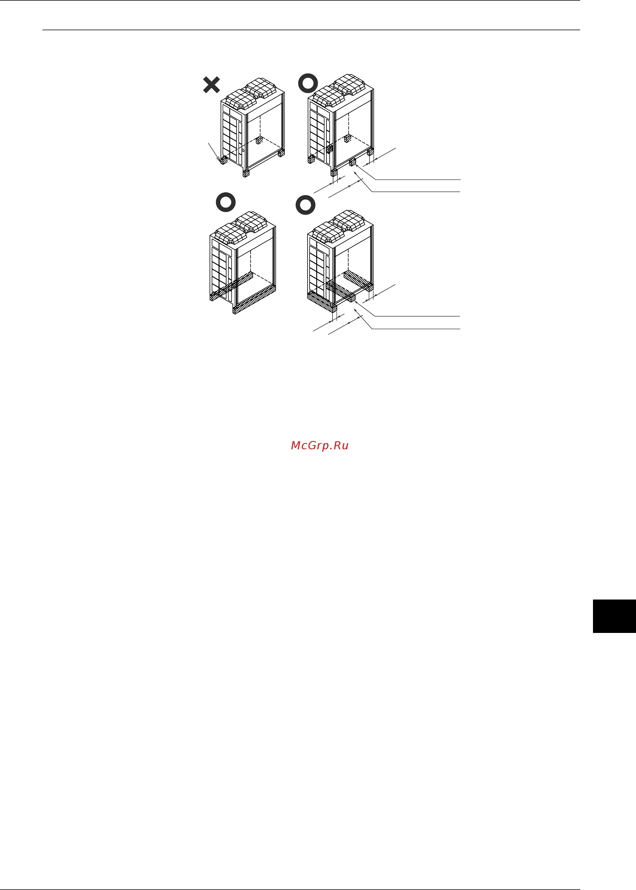 Daikin RXYQ10PY1 [245/487] Do not use stands to support the corners
