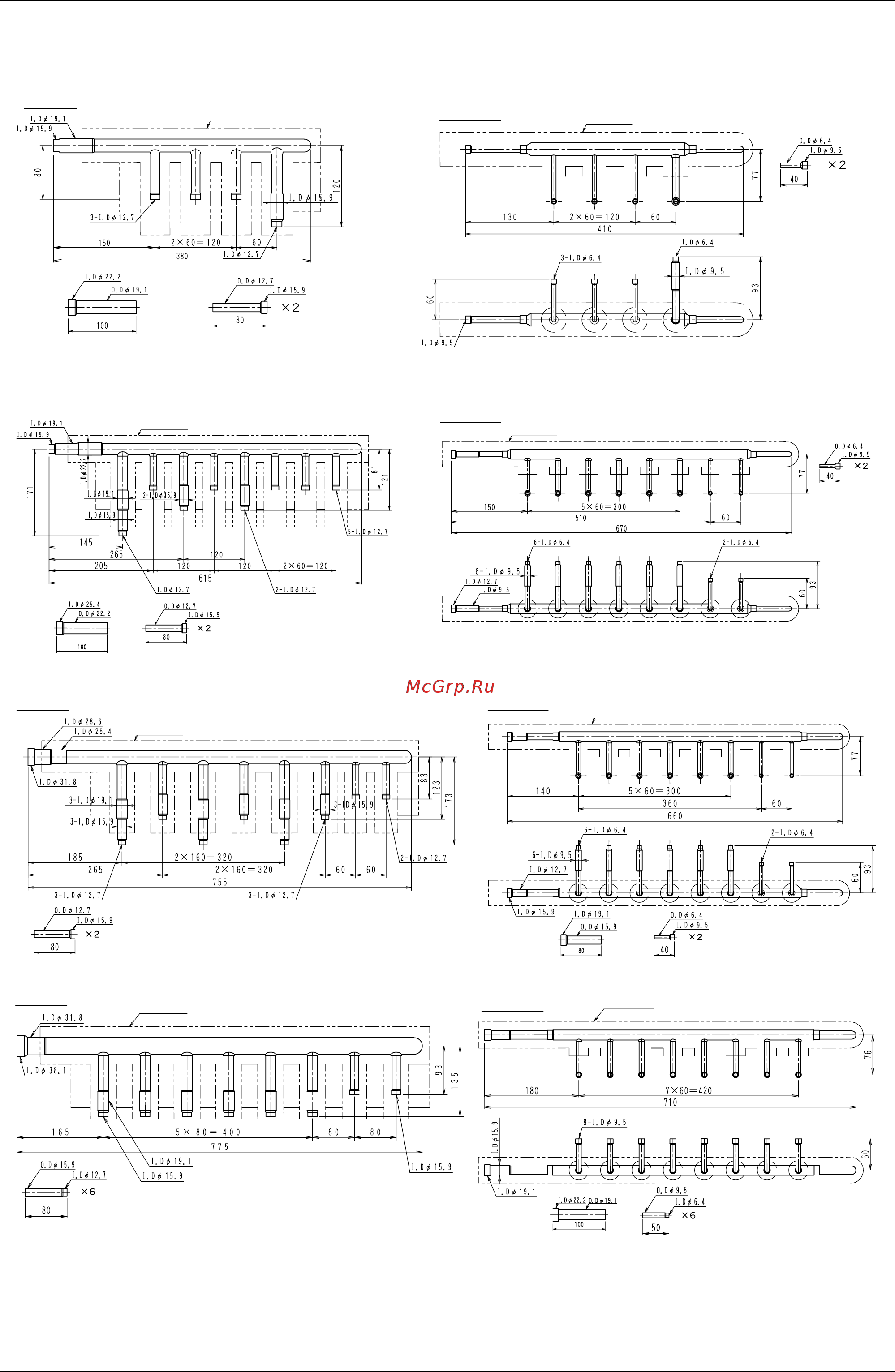Daikin RXYQ22PY1 [252/487] Refnet header branch kit