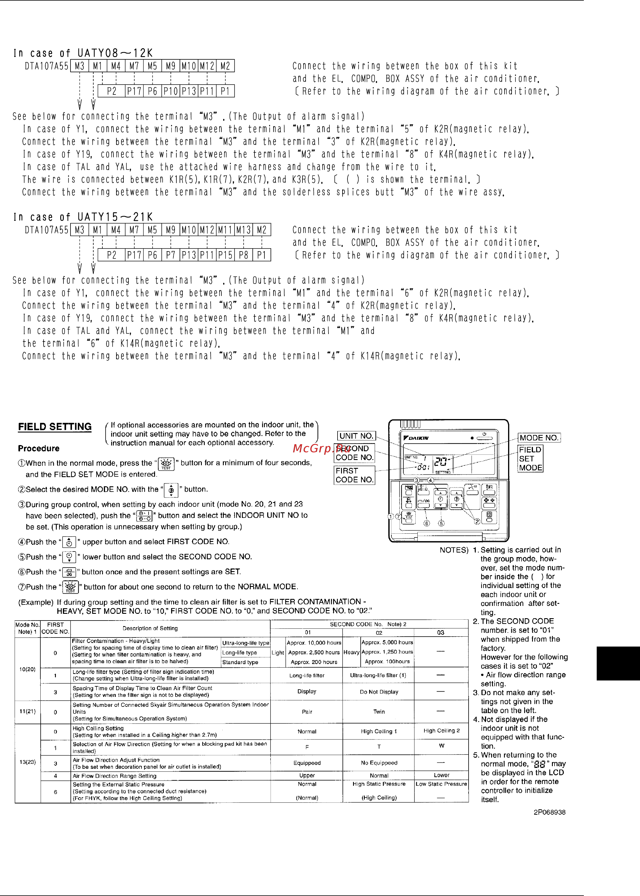 Daikin RXYQ10PY1 Технические данные онлайн [439/487] 548043
