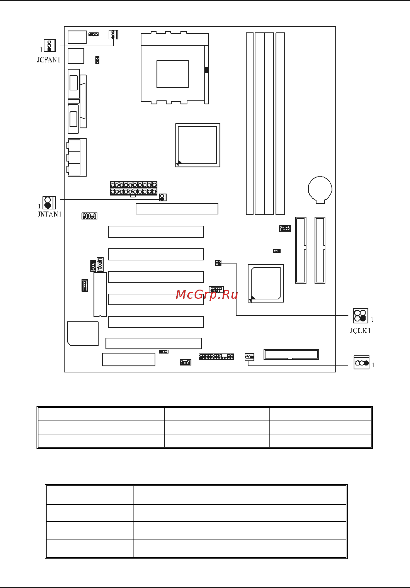 Biostar M7VIB [15/73] Frequency selection jclk1