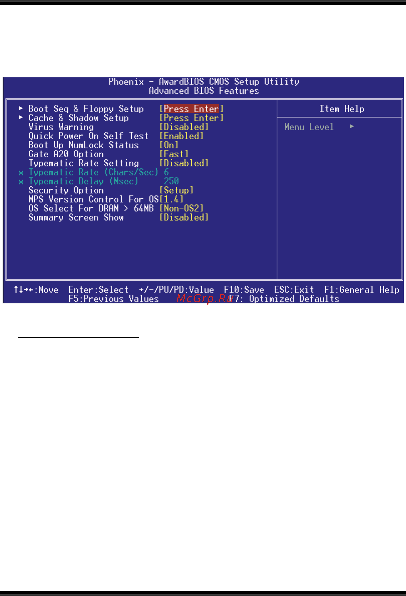 Biostar M7VIK [10/32] M7vik bios setup
