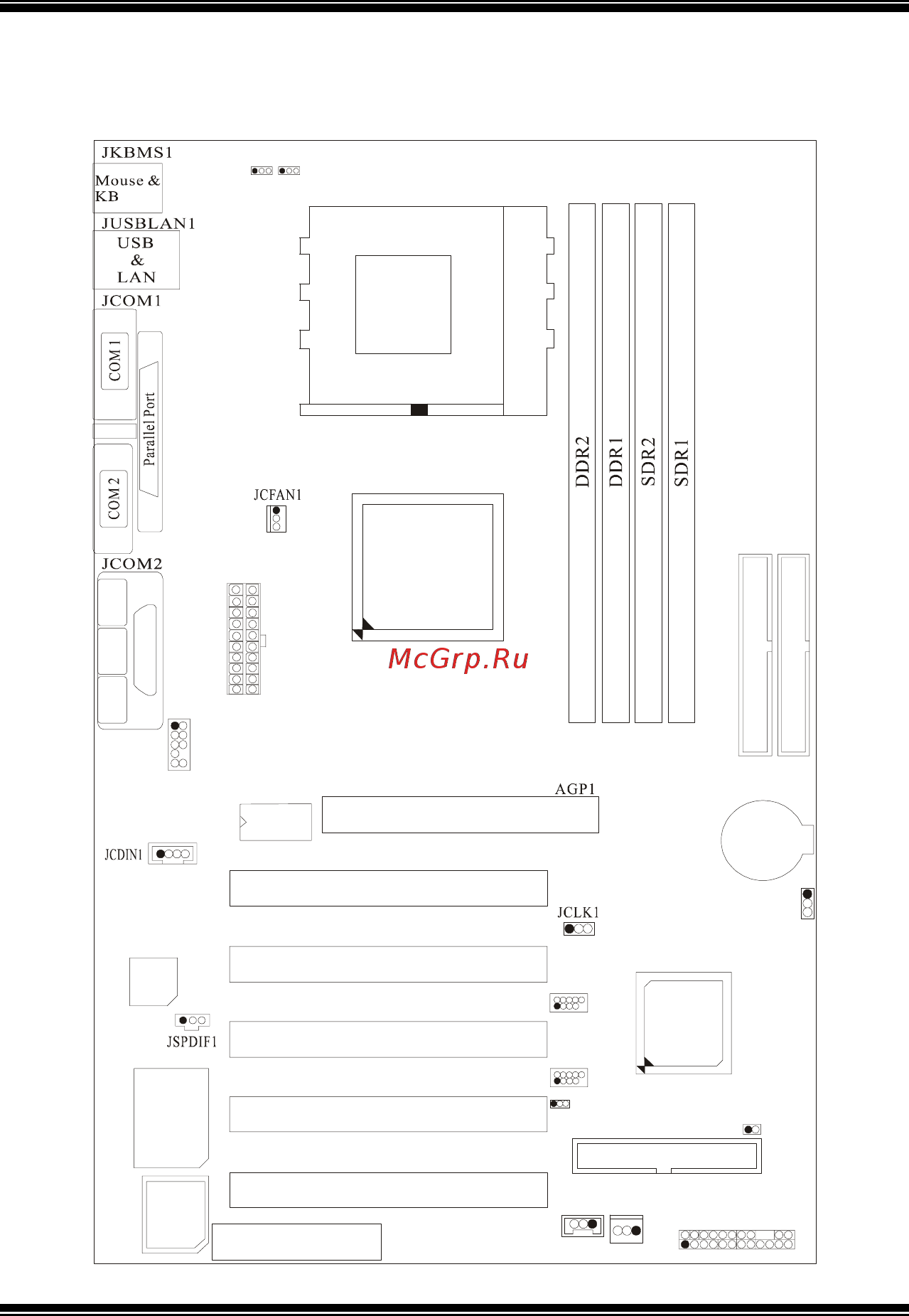 Biostar M7VIW [5/44] Layout of m7viw