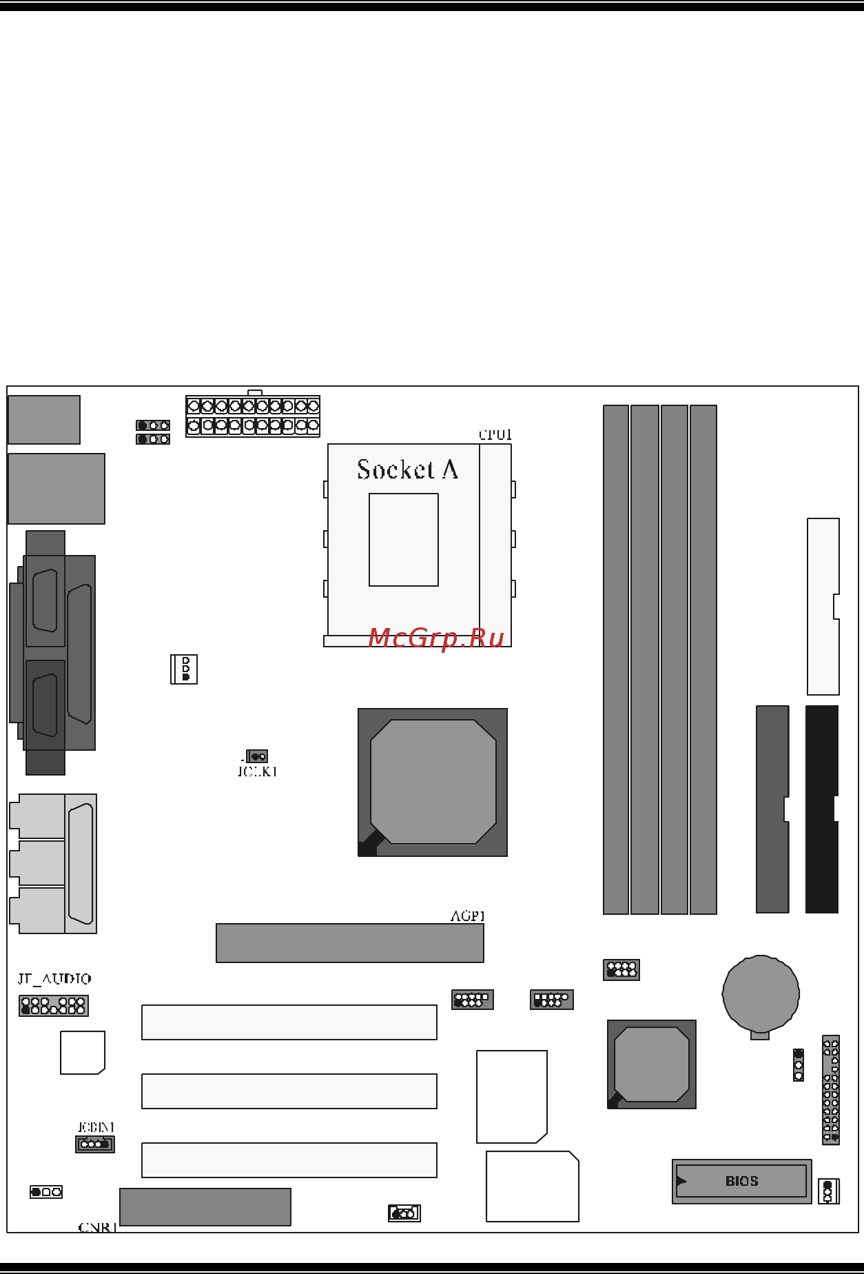 Biostar M7VIG Pro [4/55] Layout of m7vig pro