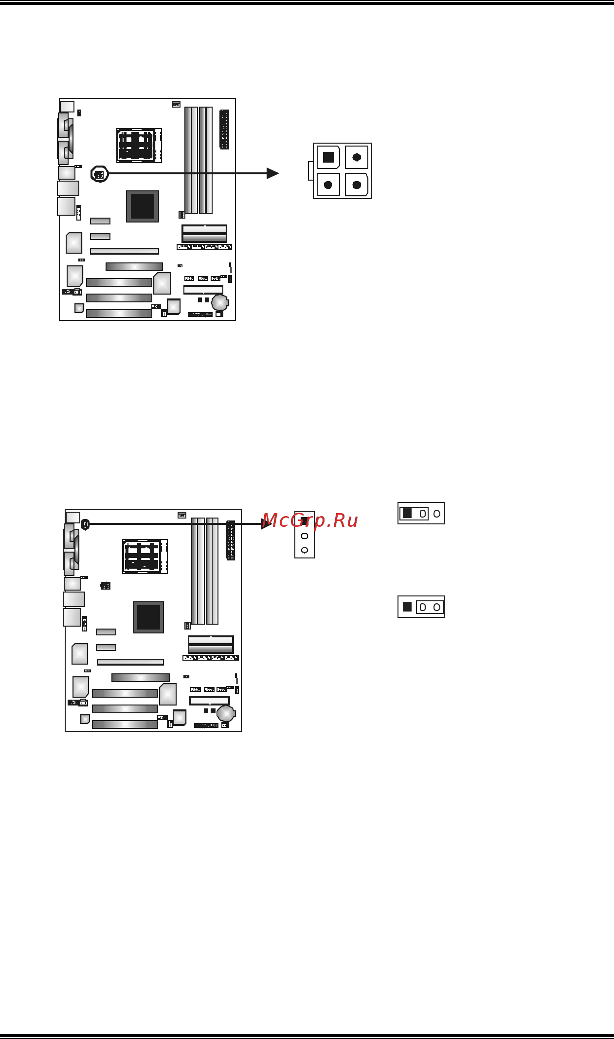 Biostar TForce4 U [14/100] Atx power source connector jatxpwr2