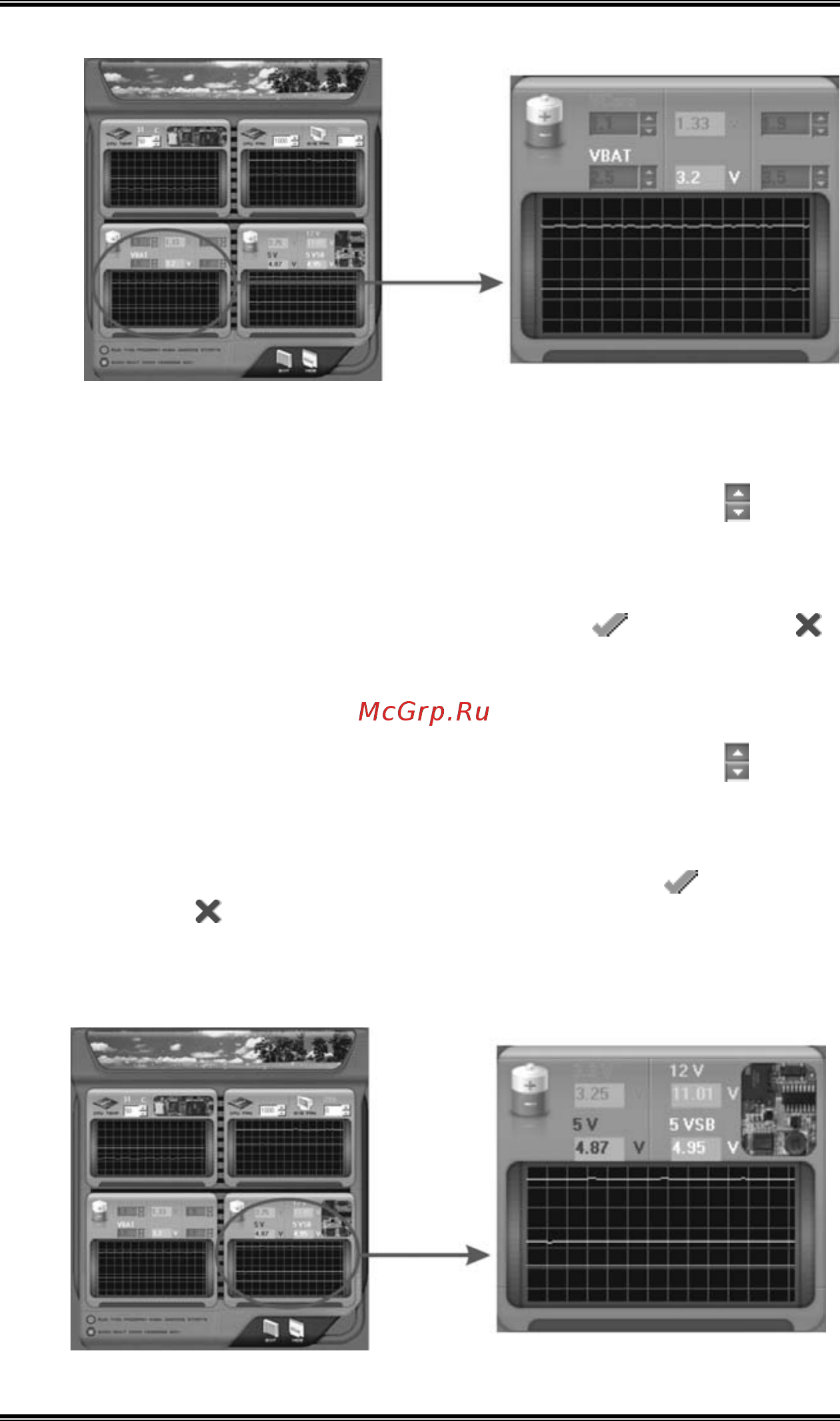 Biostar TForce4 U [36/100] Cpu battery voltage