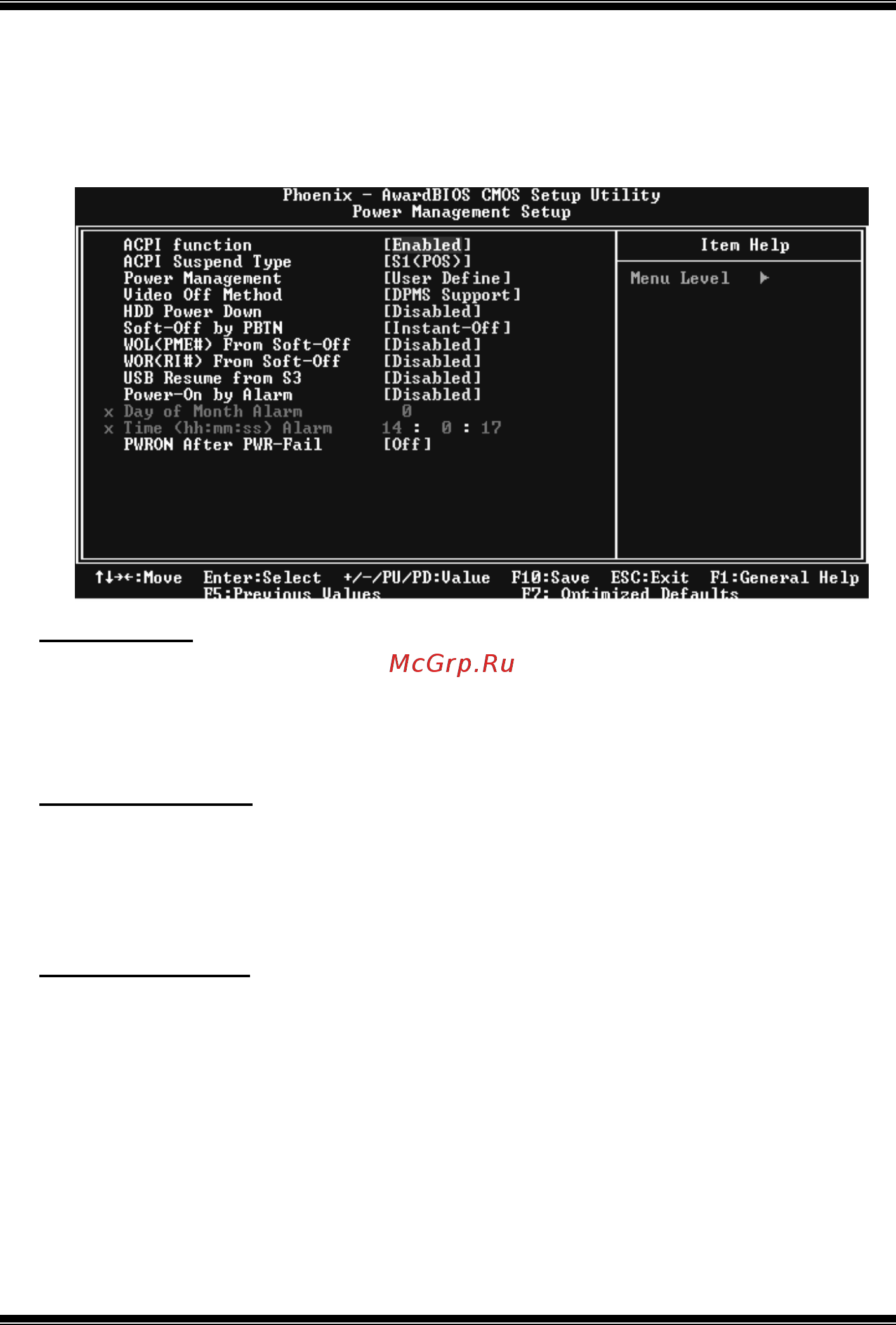 Biostar NF4UL-A9 [57/64] Power management setup