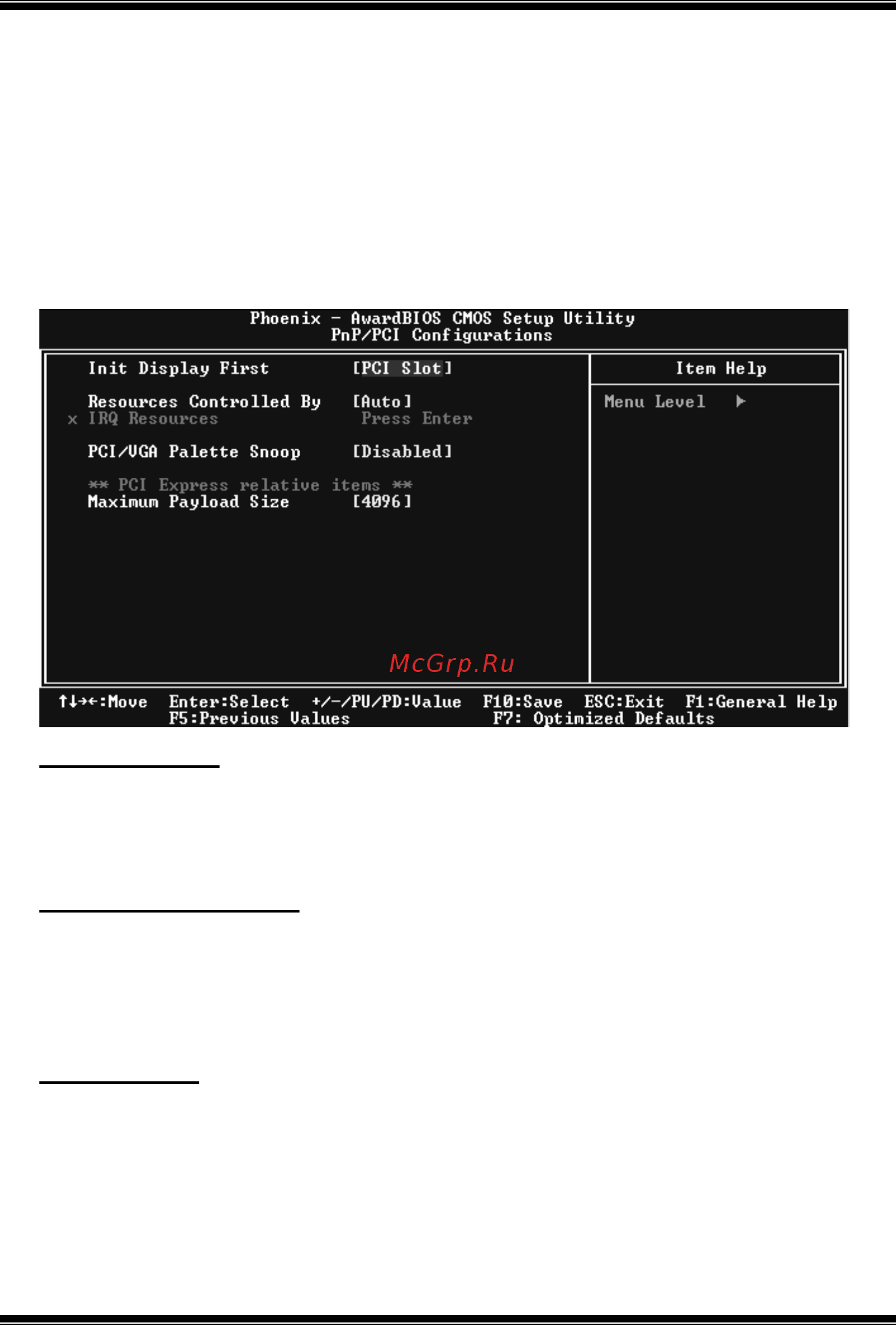 Biostar NF4UL-A9 [60/64] Pnp pci configurations