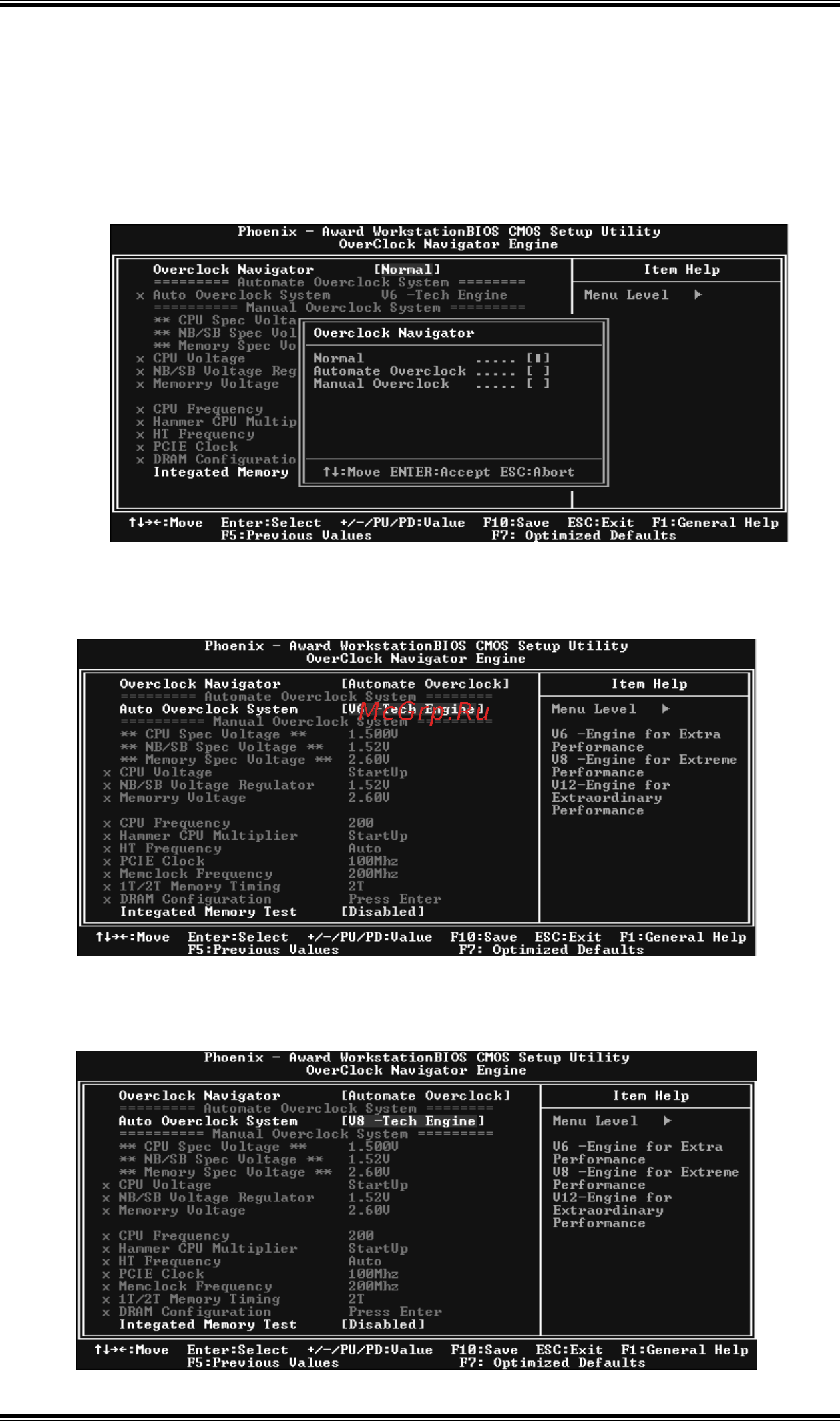 Biostar TForce4 U SE [29/108] Automatic overclock system a o s