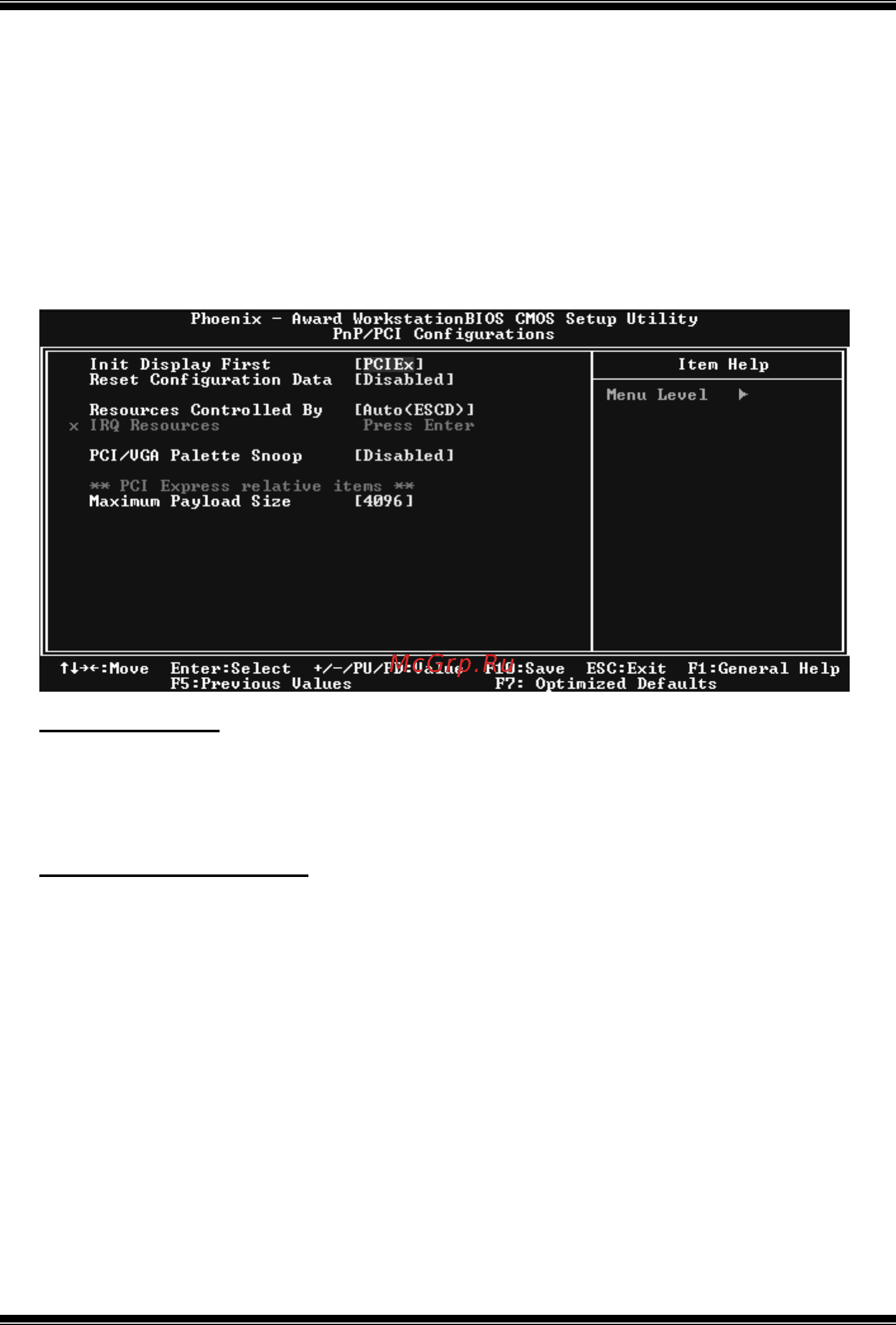 Biostar GeForce 6100-M7 [56/61] Pnp pci configurations