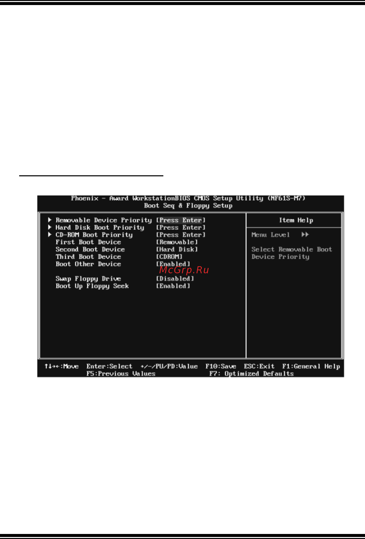 Biostar NF61S Micro 754 Версия 6.x [10/33] Nf61s micro 754 bios setup