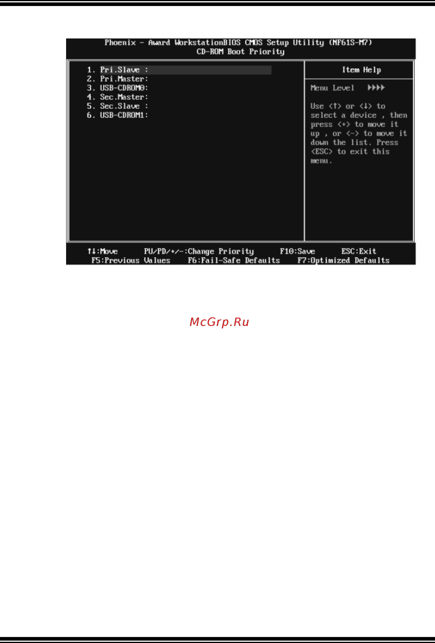 Biostar NF61S Micro 754 Версия 6.x [12/33] Nf61s micro 754 bios setup