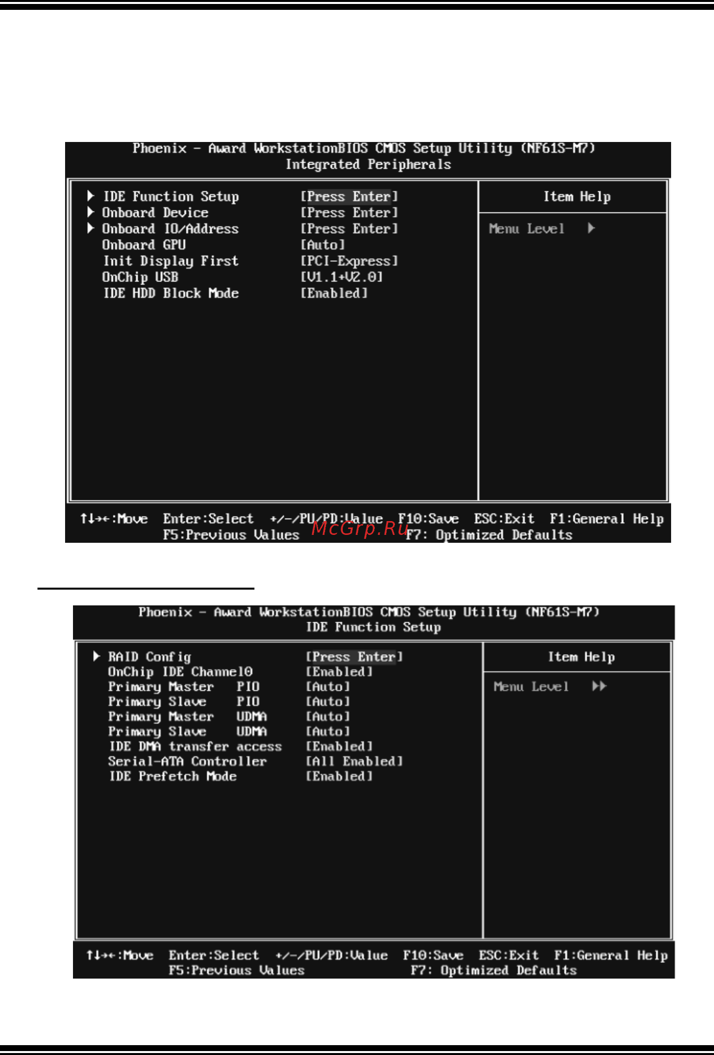 Biostar NF61S Micro 754 Версия 6.x [17/33] Nf61s micro 754 bios setup