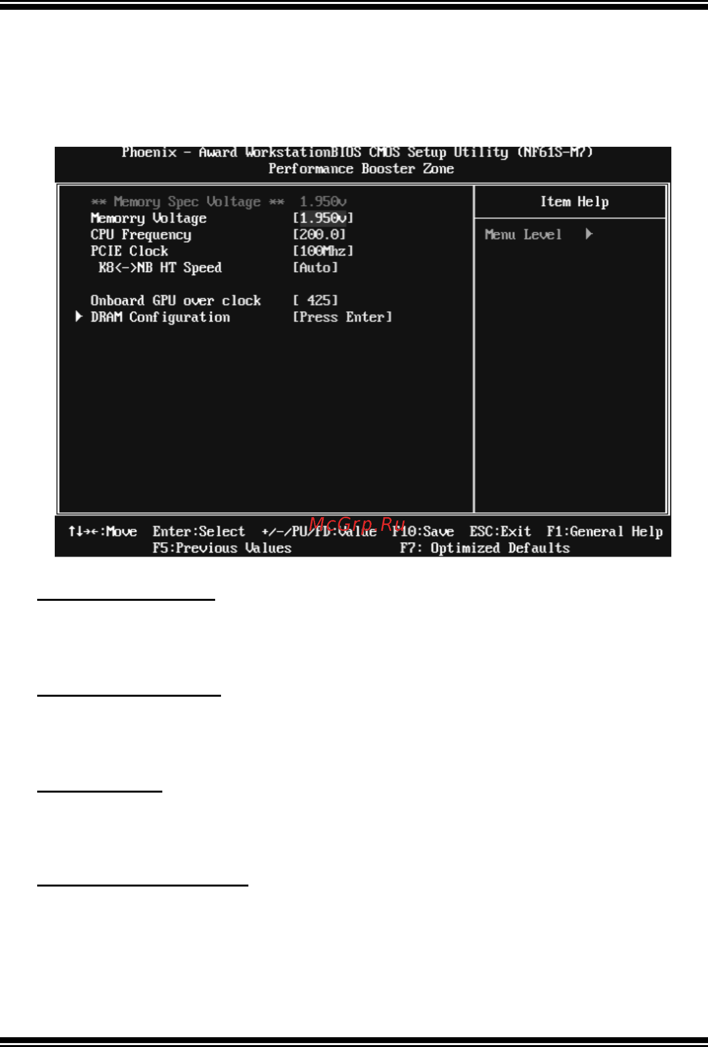 Biostar NF61S Micro 754 Версия 6.x [31/33] Nf61s micro 754 bios setup