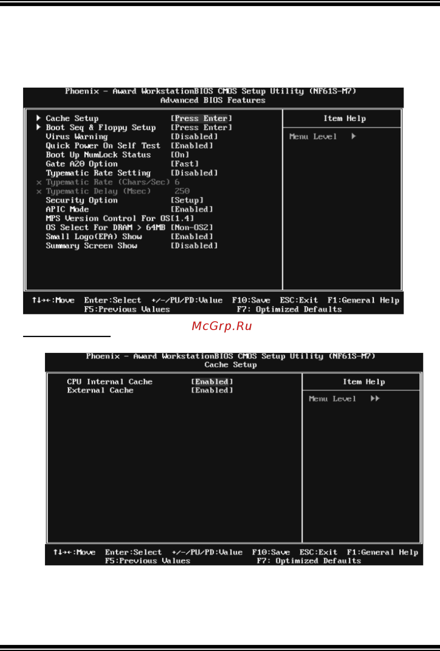Biostar NF61S Micro 754 Версия 6.x [9/33] Nf61s micro 754 bios setup