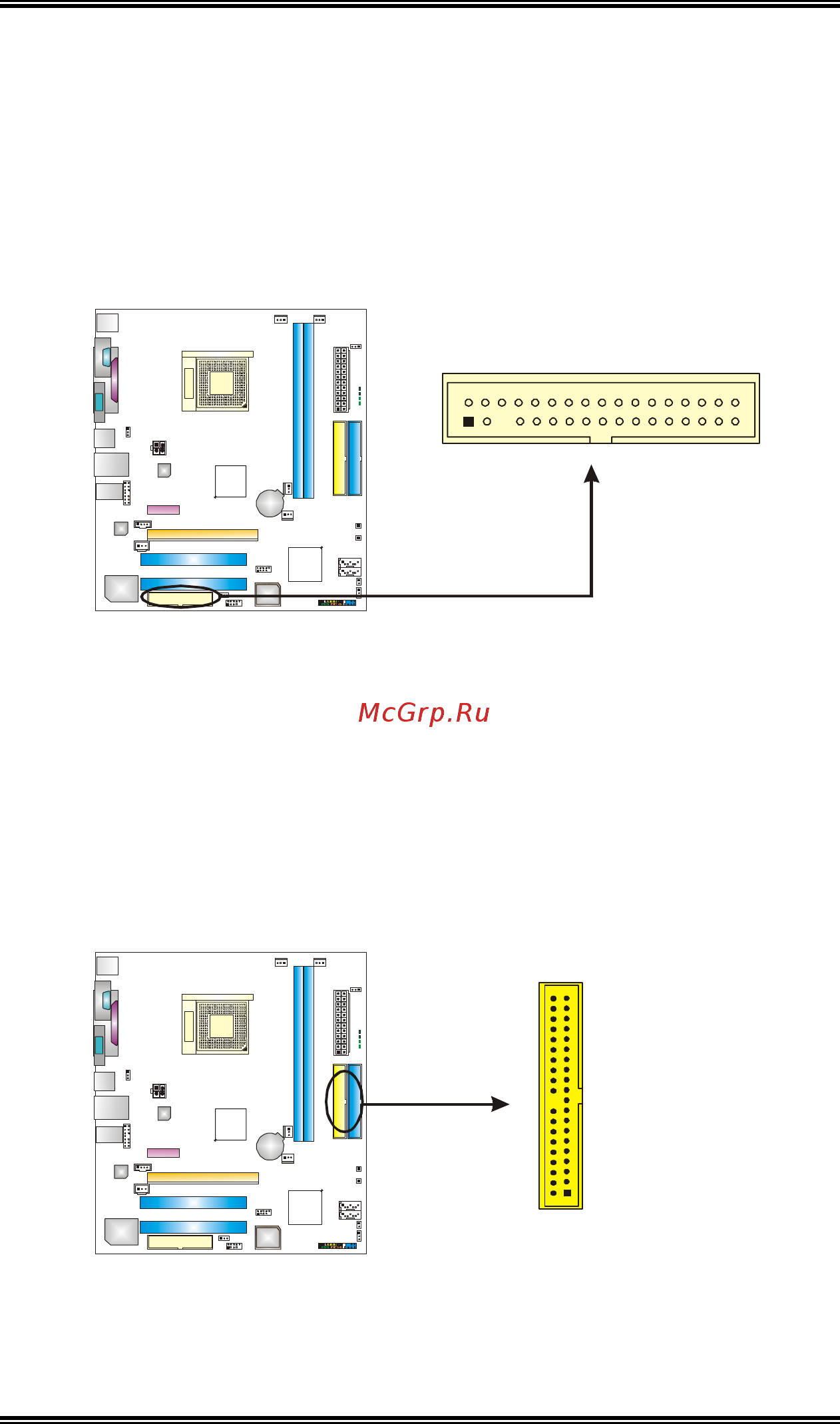 Biostar TForce 6100 [10/96] A card and i o slots