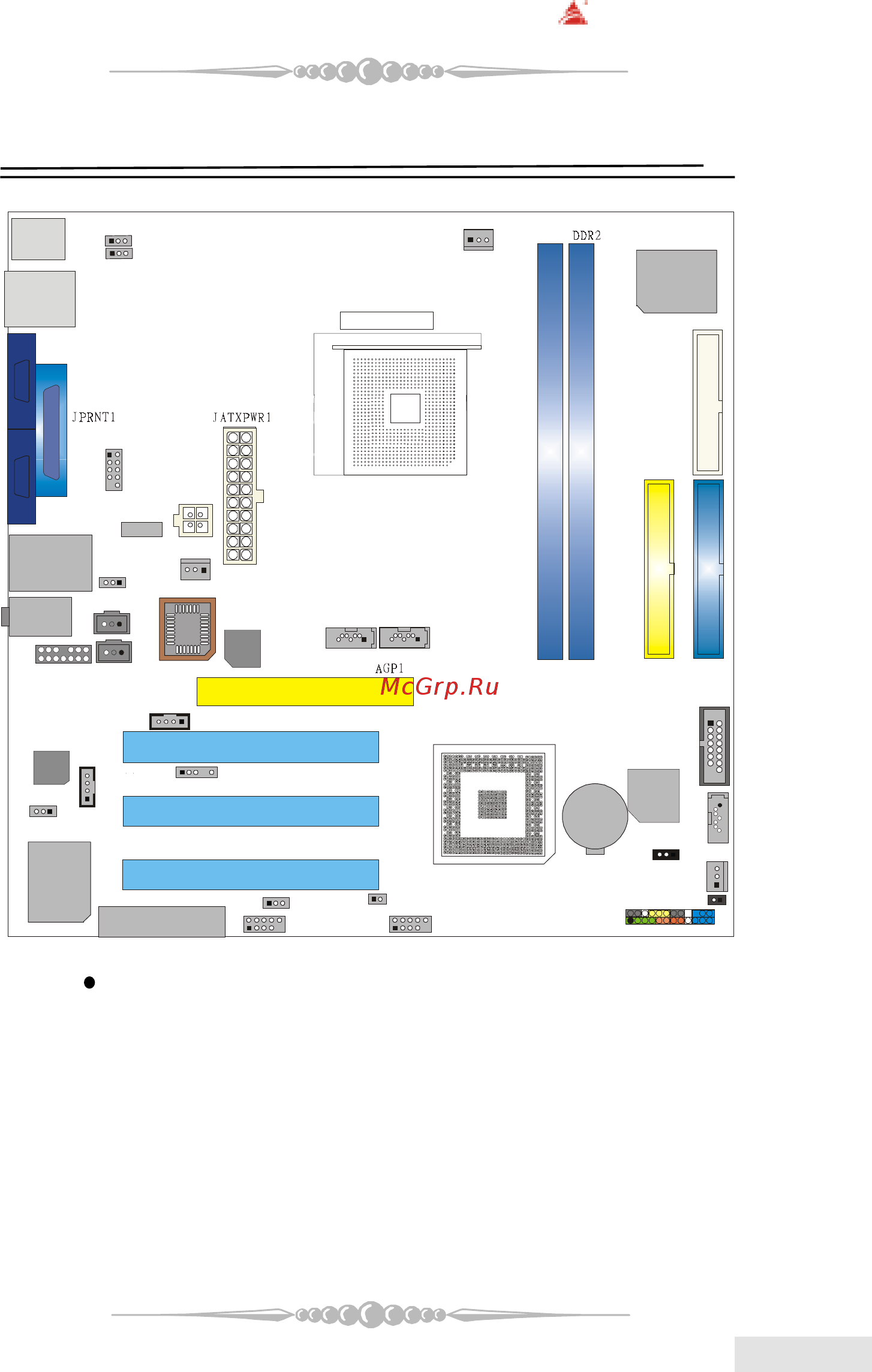 Biostar K8NHA-M Grand [5/61] Ection 1 layout of k8nha m grand