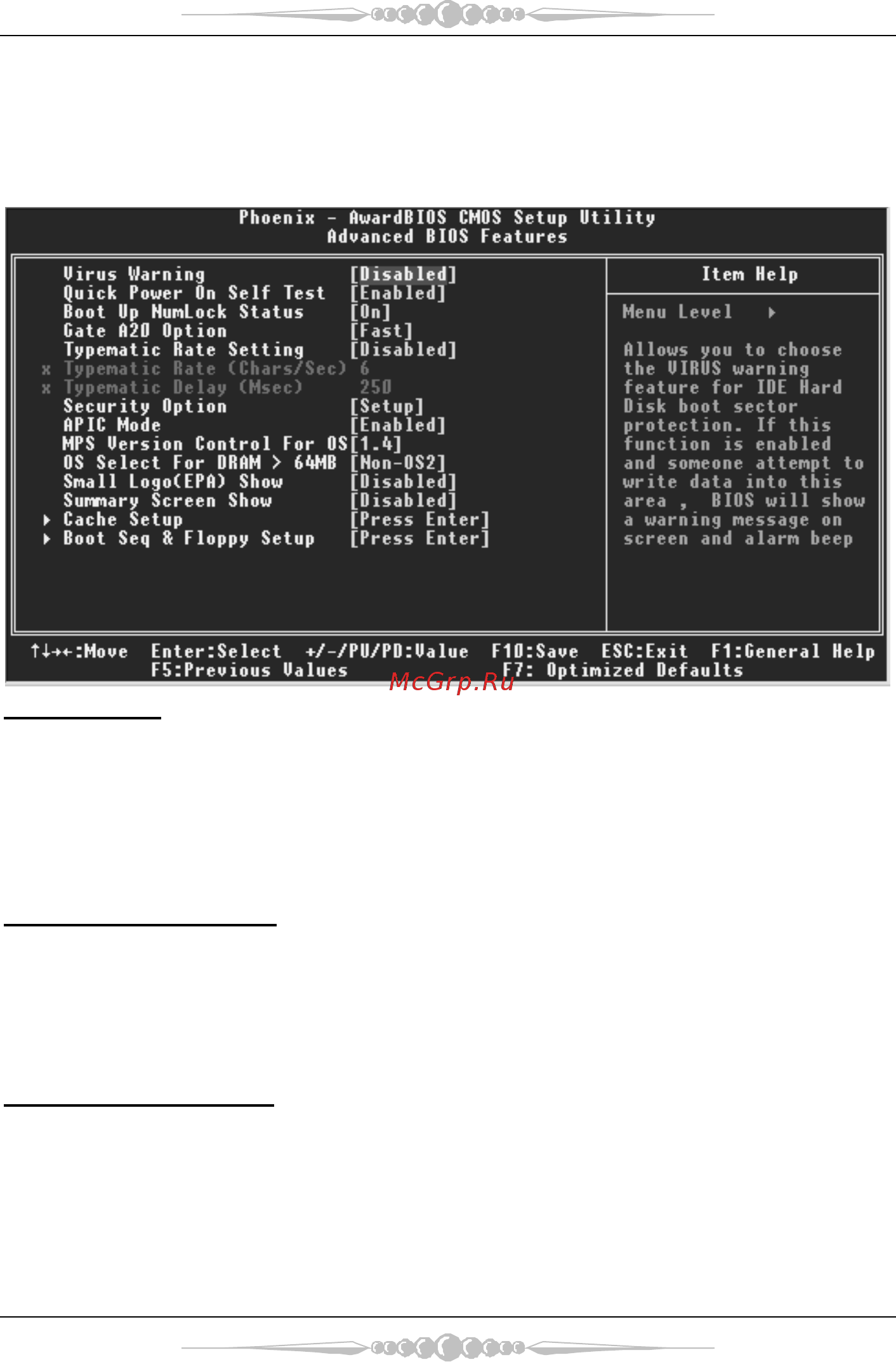 Biostar K8NHA Pro [40/60] Advanced bios features