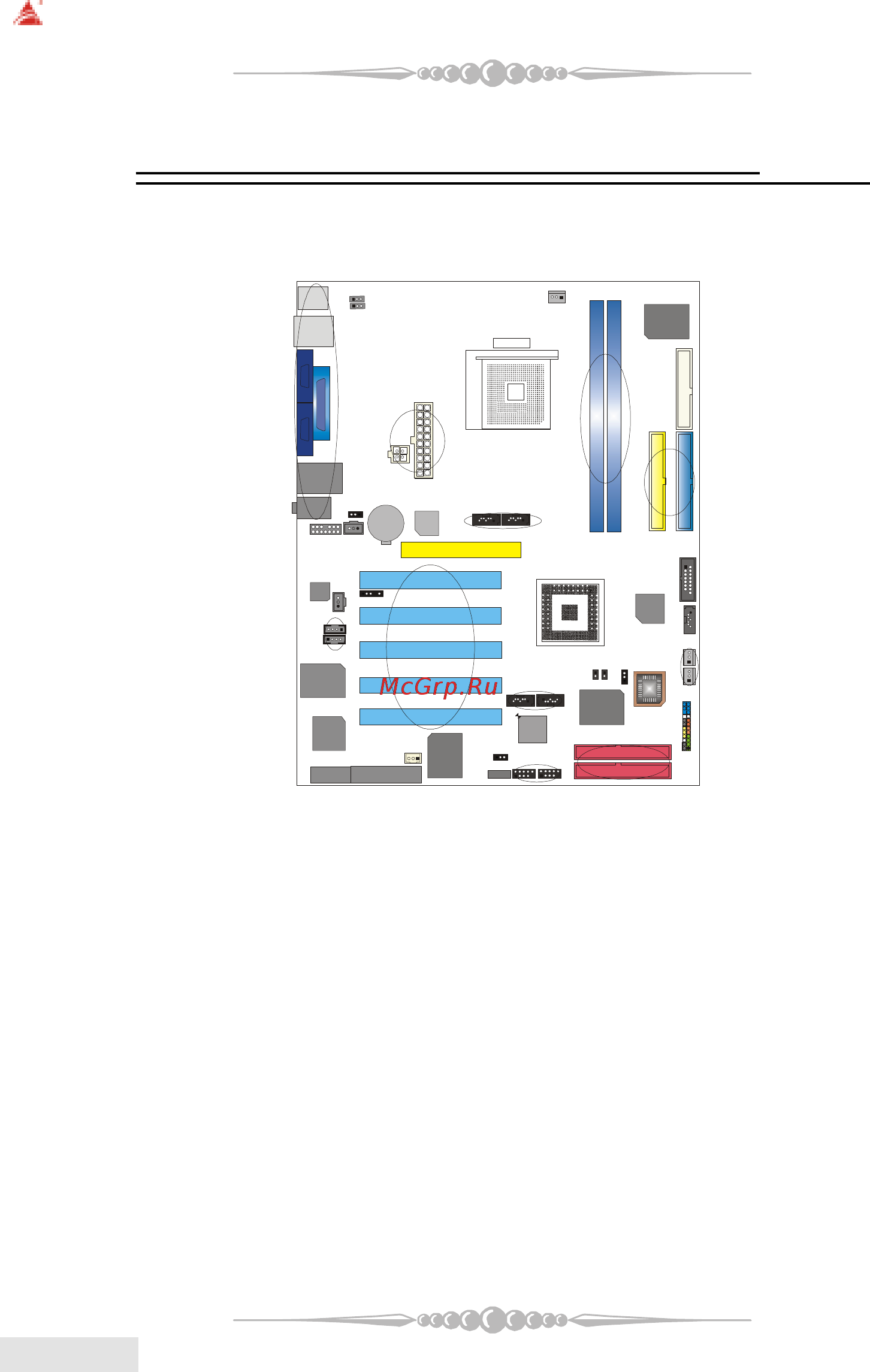 Biostar K8NHA Pro [6/60] Section 2 component index