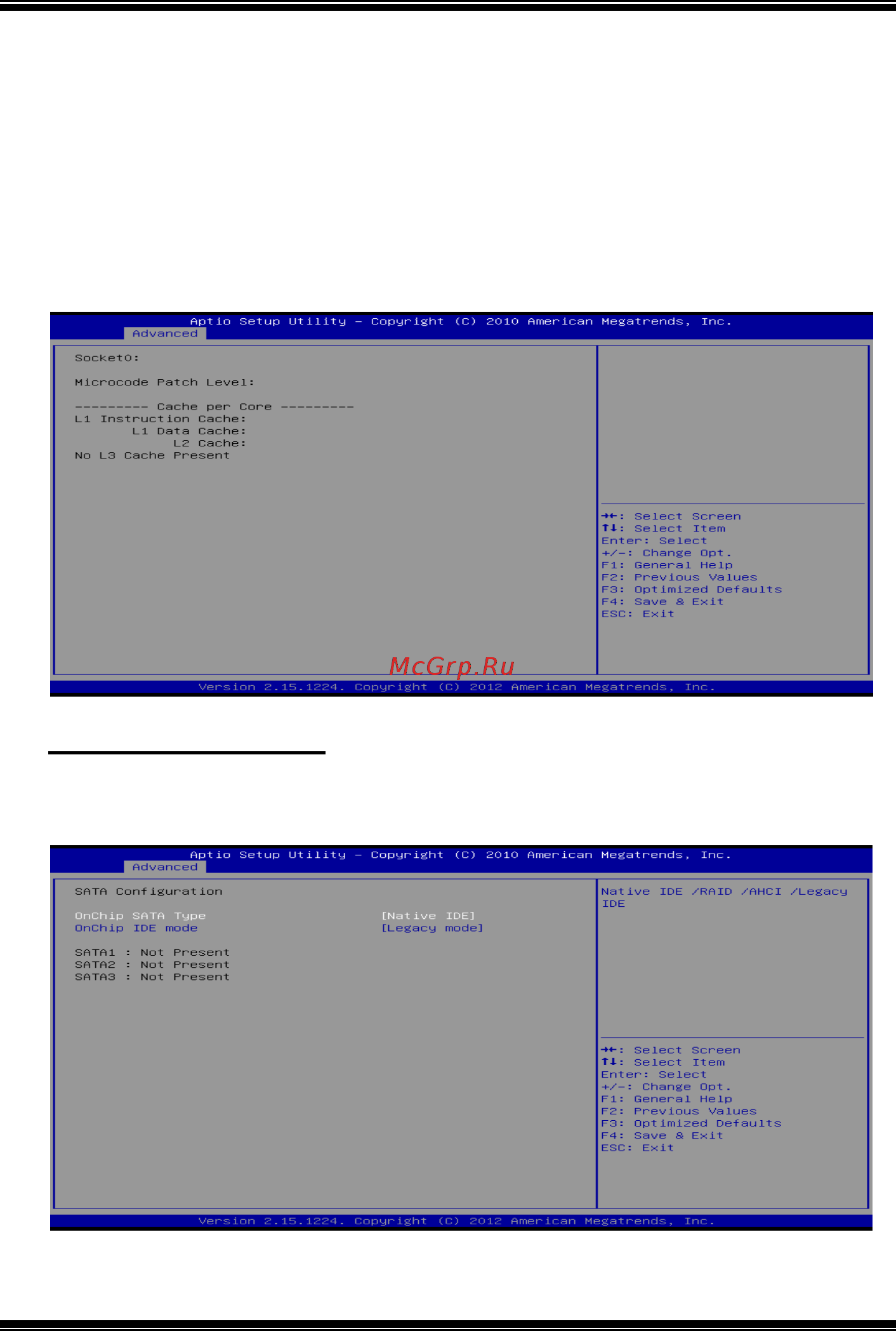 Biostar A68I-E350 DELUXE Версия 6.x [10/30] Sata configuration