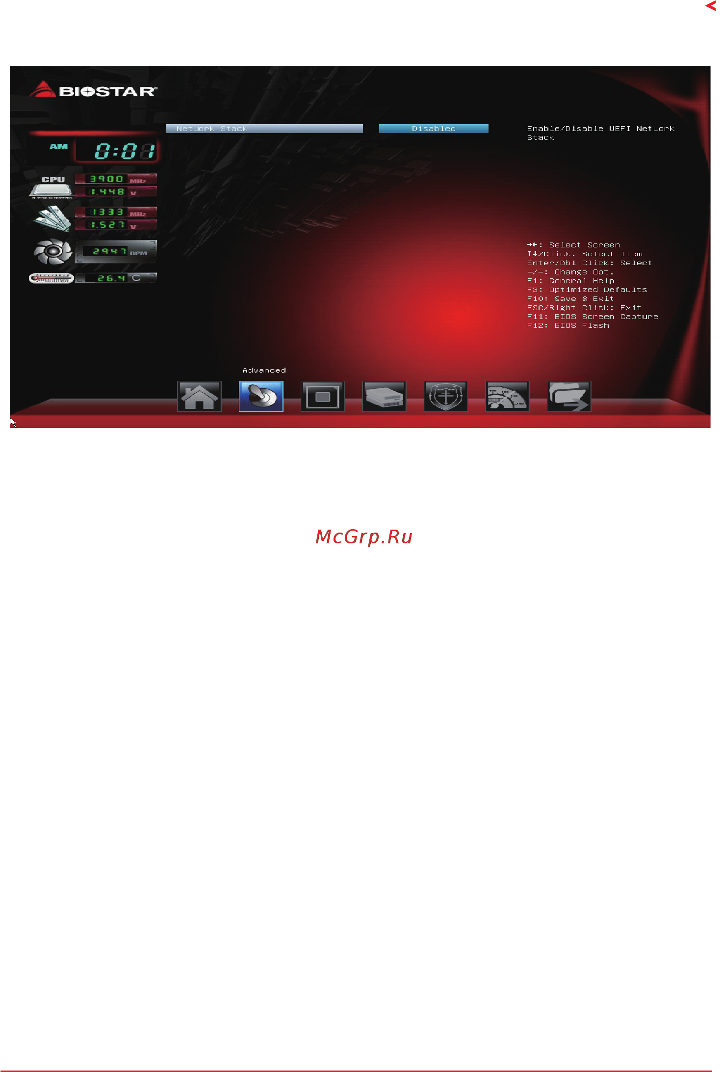 Biostar A68N-5600 Версия 6.4 [17/32] Network stack configuration