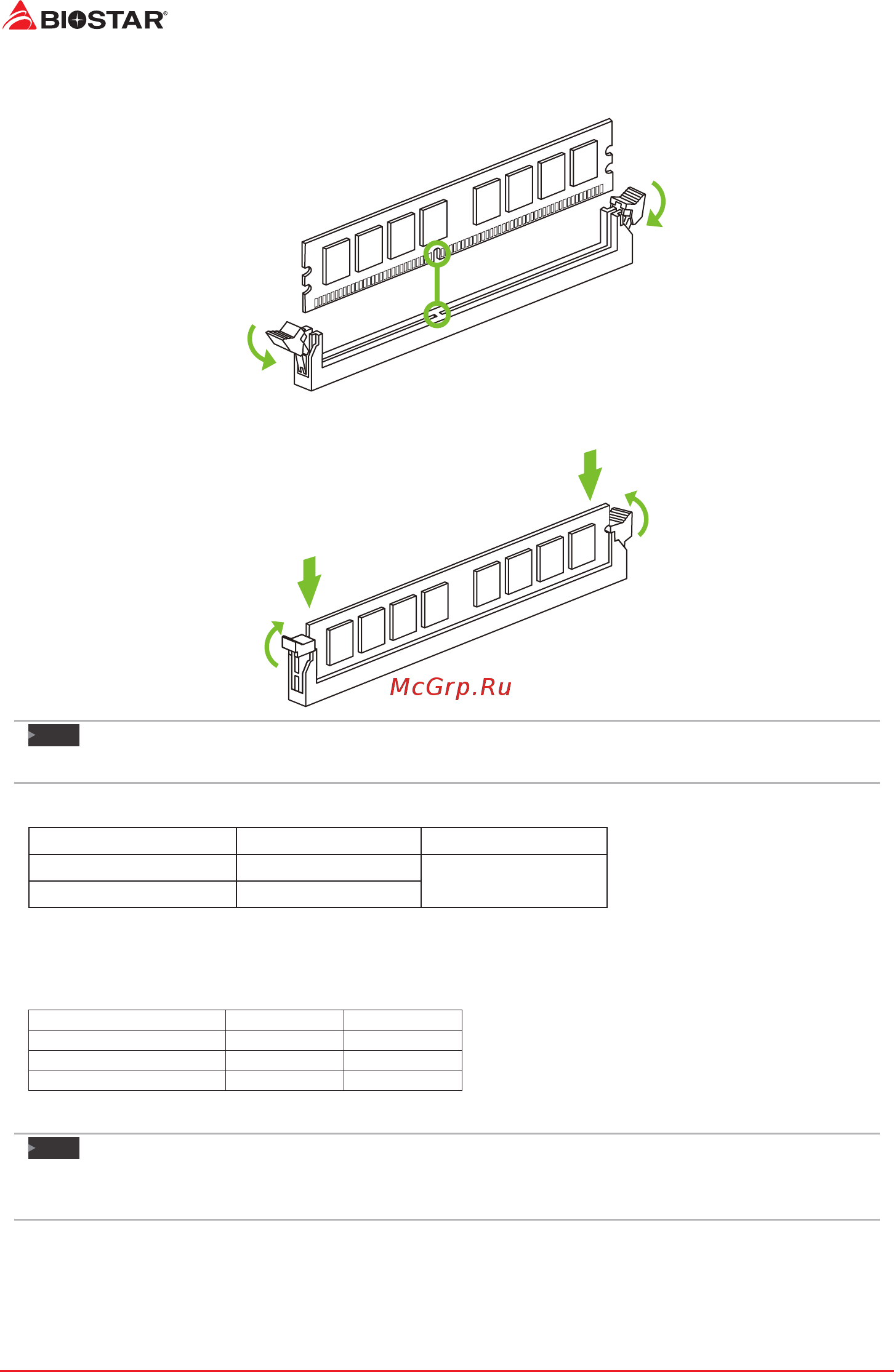 Biostar A68N-5545 Версия 6.x [8/56] Dual channel memory installation