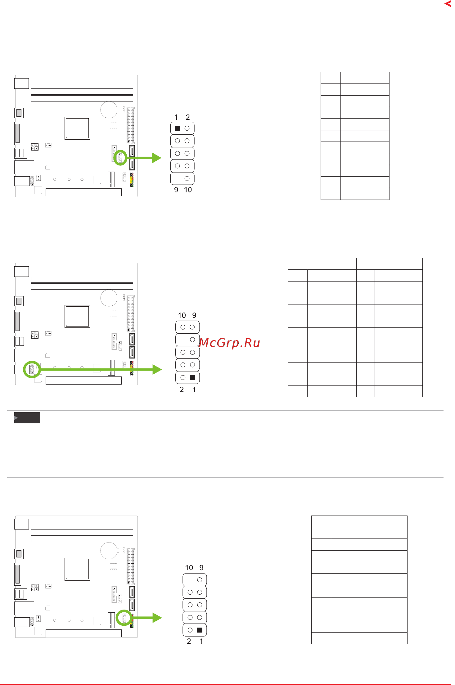Biostar A10N-9830E Версия 6.0 [13/48] F_audio1 front panel audio header