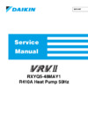 Daikin RXYQ22MAY1 Сервис мануал