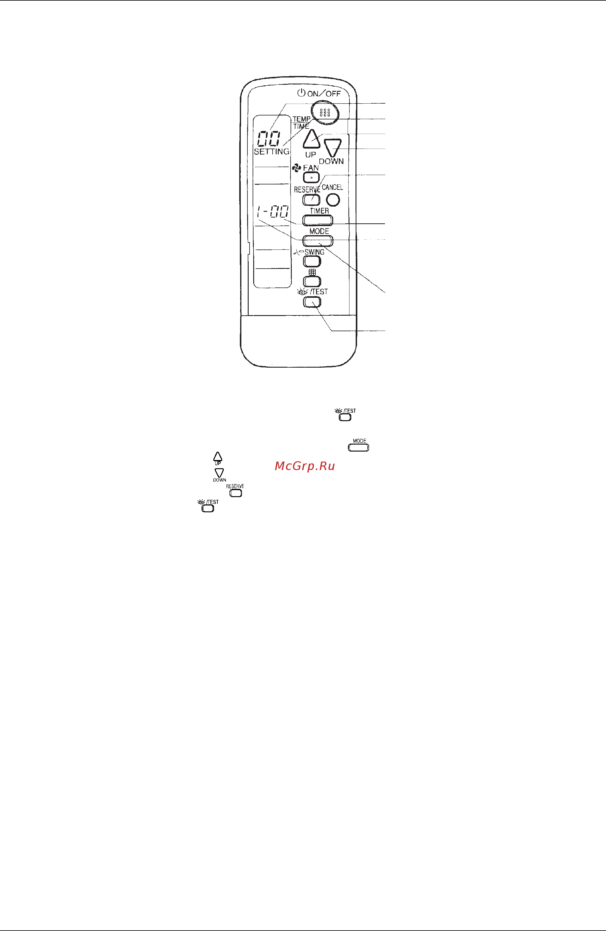 Daikin RXYQ30MAY1 [134/352] Wireless remote controller indoor unit
