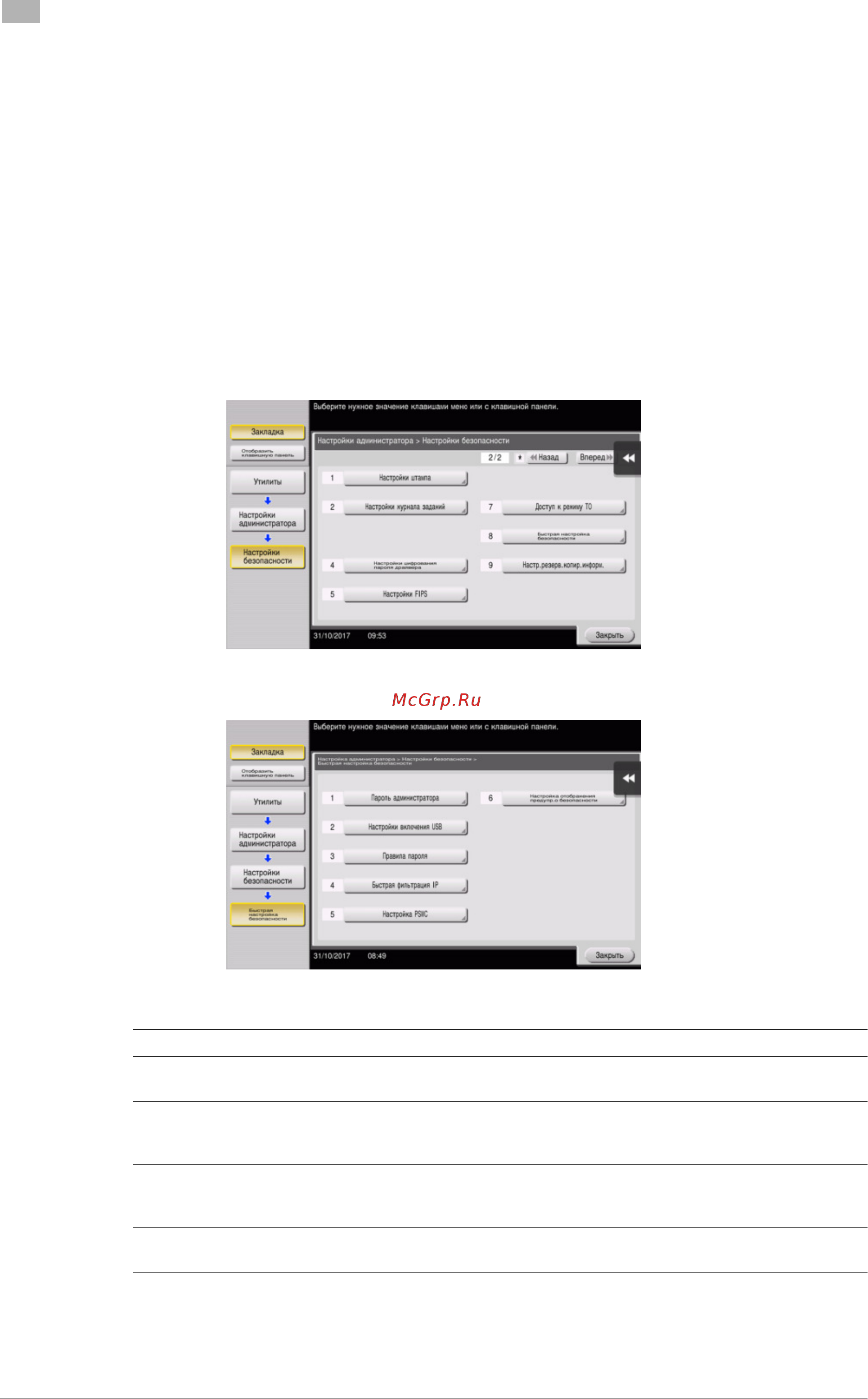 Konica Minolta bizhub C759 [154/202] Использование функции быстрая безопасн