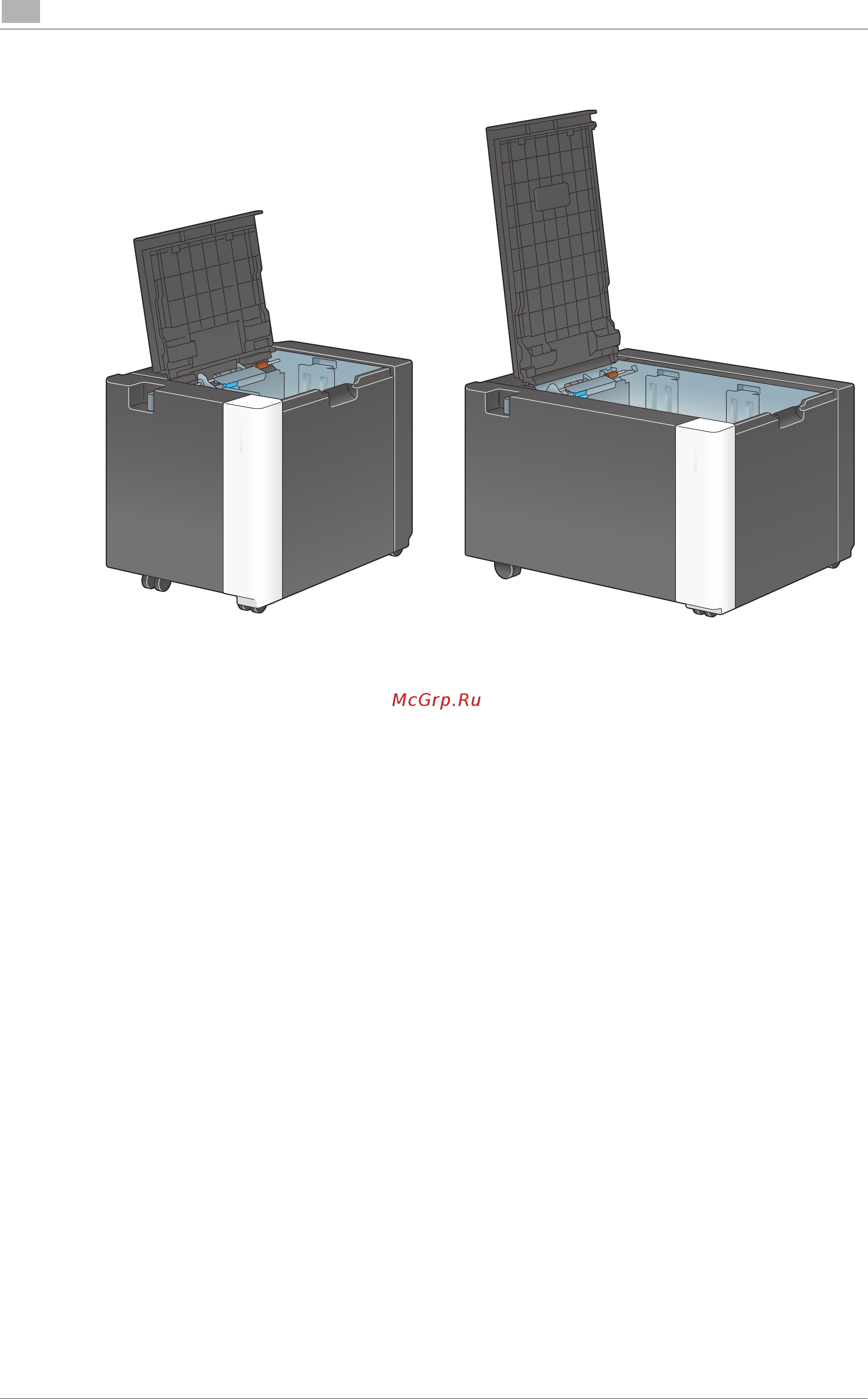 Konica Minolta bizhub C659 [56/202] Лоток большой емкости lu 303 lu 205