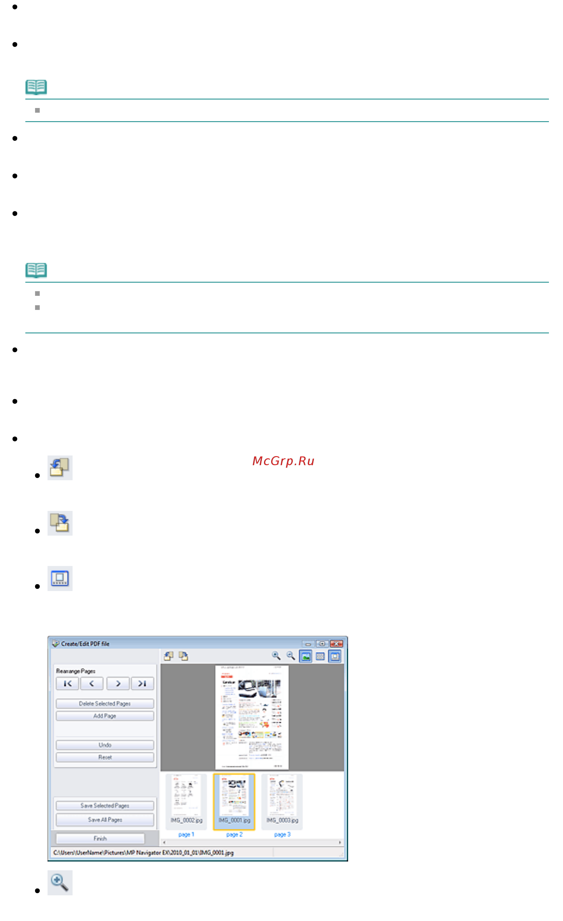 Canon CanoScan 9000F [129/361] Стр 129 из 361 стр окно создание правка pdf файла create edit pdf file