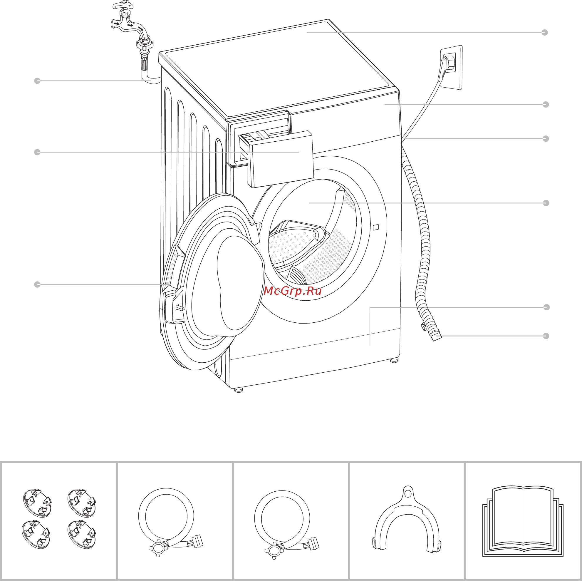 Samtron WM-M540802 [5/22] Описание прибора