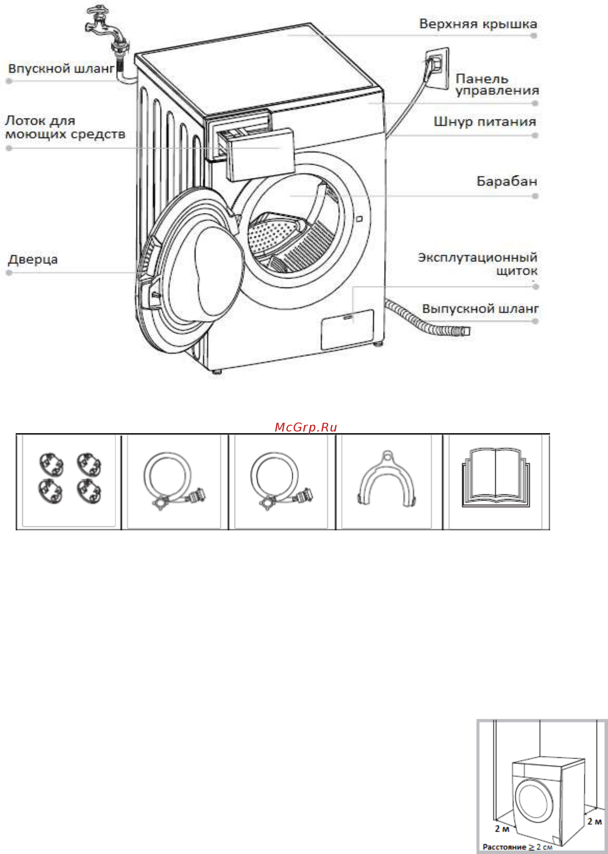 Samtron WM-M645123 [6/26] Установка