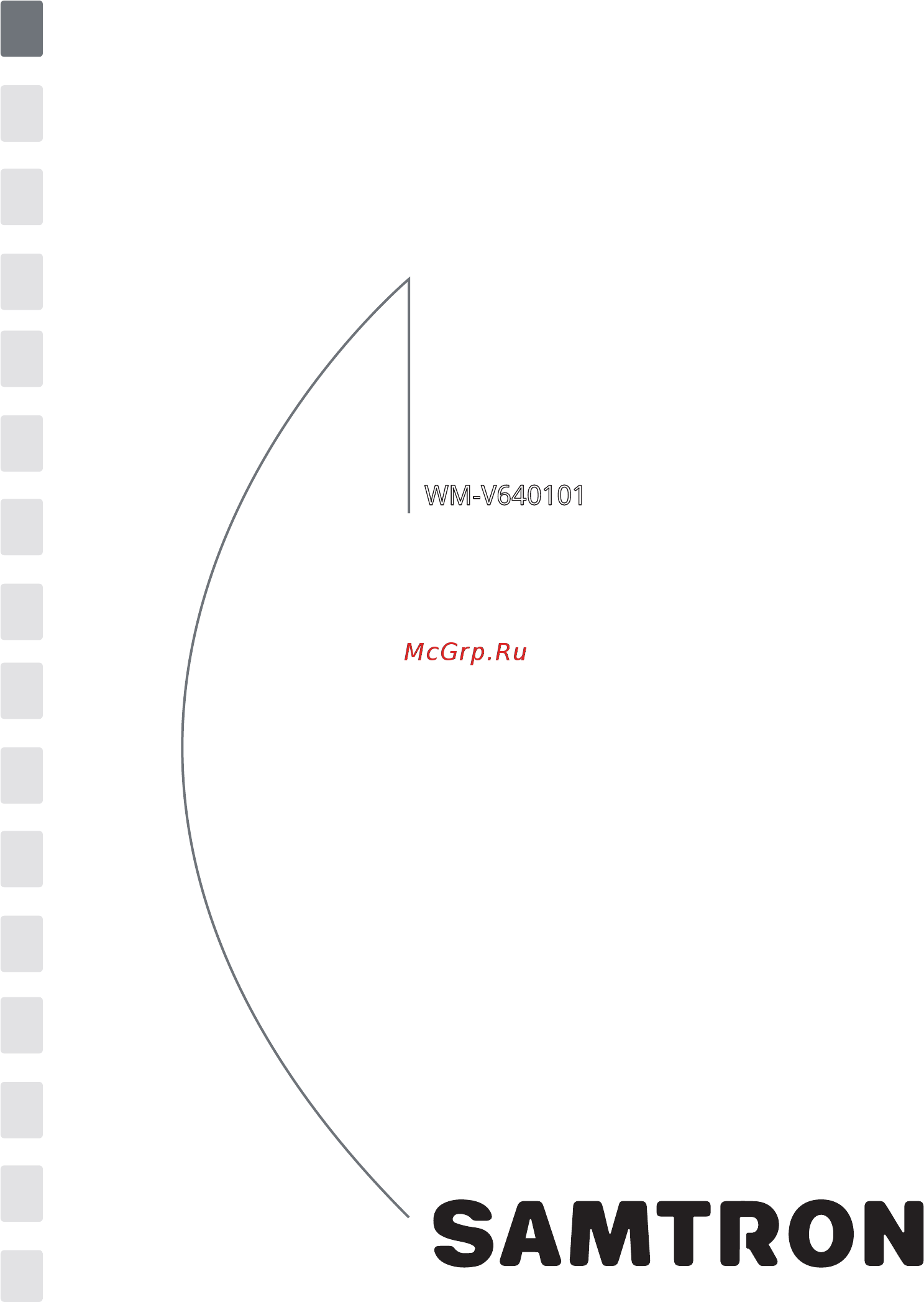 Samtron WM-V640101 Инструкция по эксплуатации онлайн