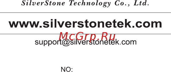 SilverStone SST-PM01CR-W [28/28] Ecr manual pm01br w os001 v3 封底