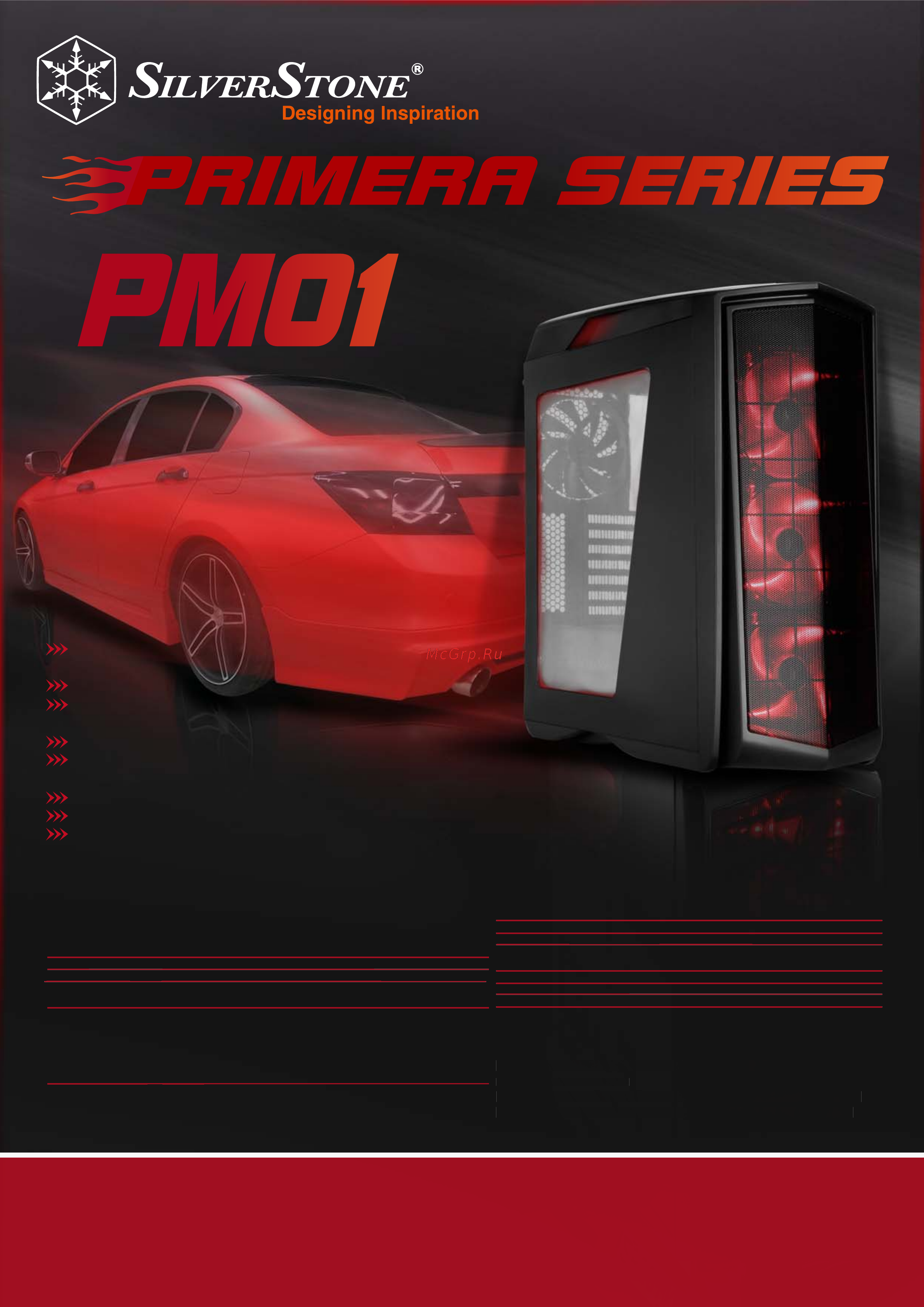 SilverStone SST-PM01CR-W [3/4] Pm01cr w edm ru