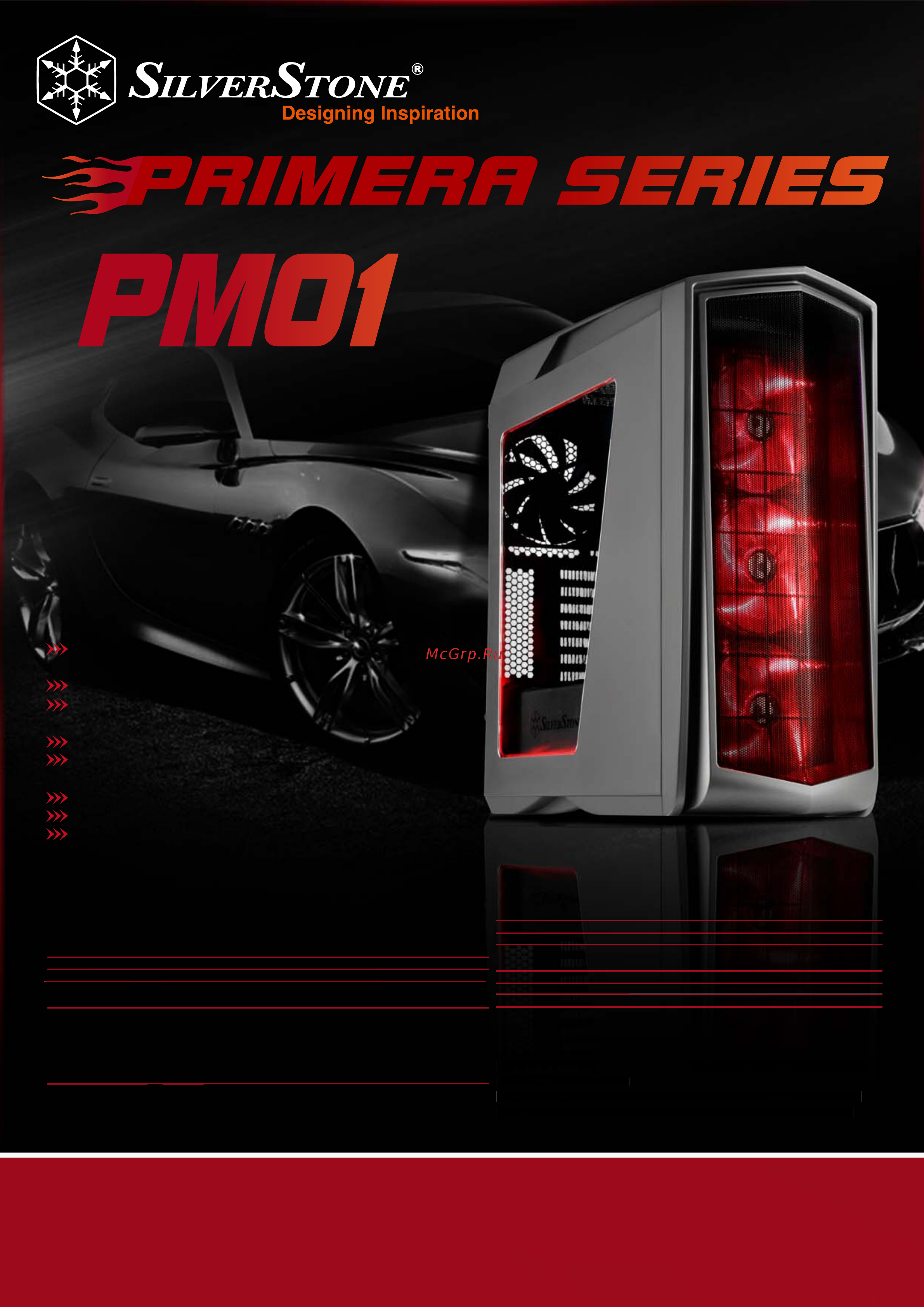 SilverStone SST-PM01CR-W [4/4] Pm01tr w edm ru
