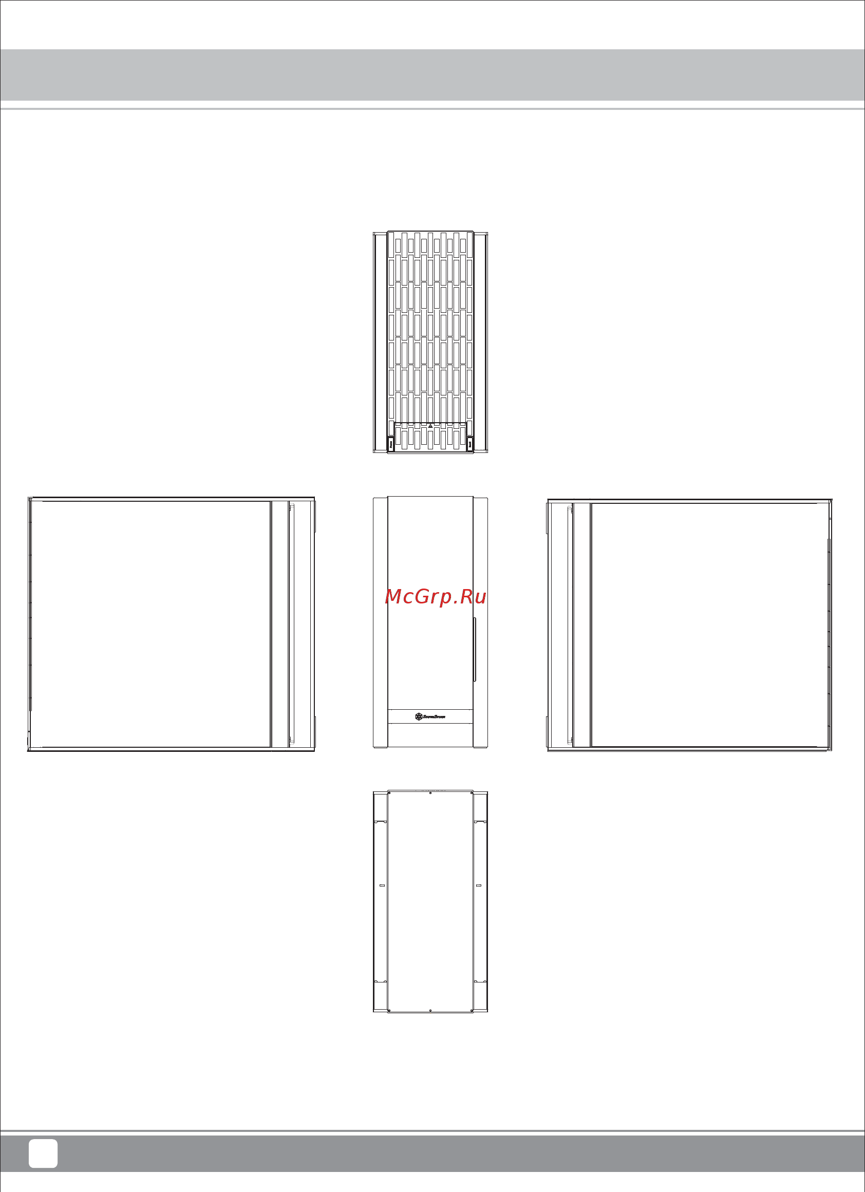 SilverStone SST-FT05B-W [6/44] Disassemble chart