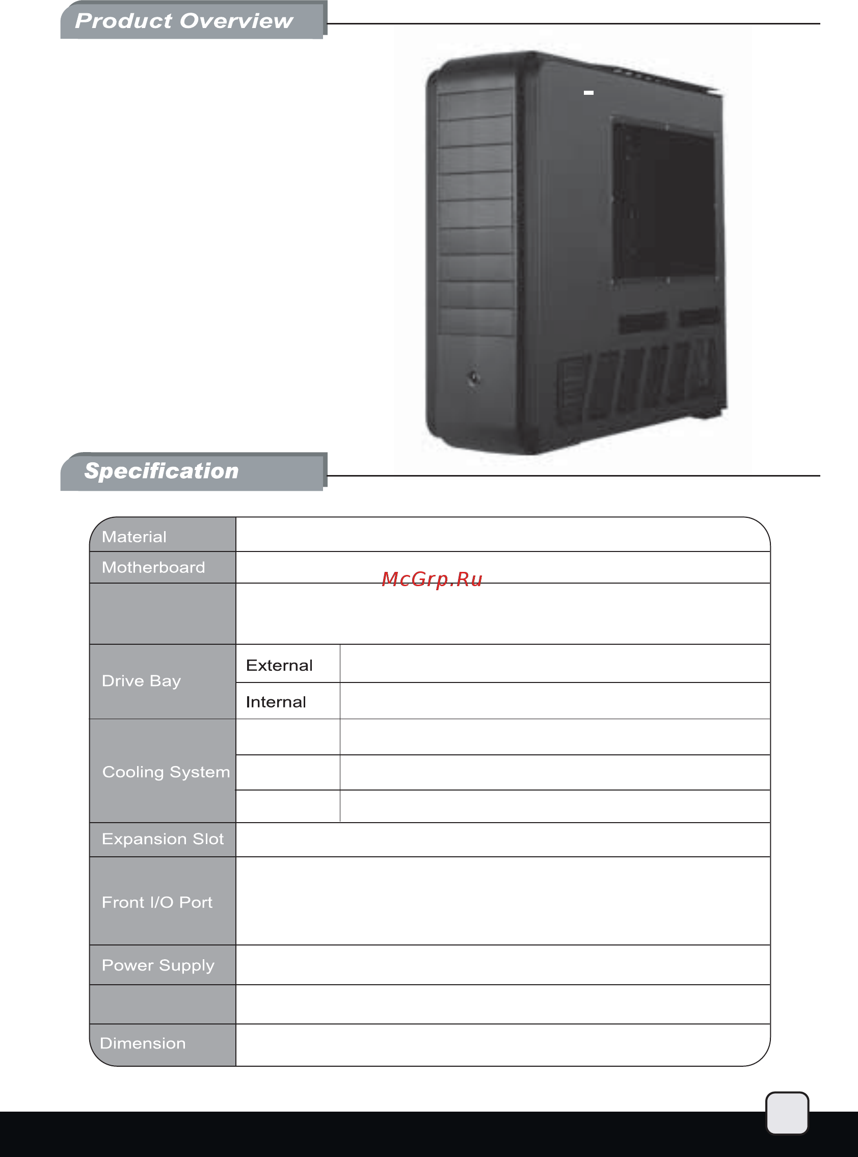 SilverStone SST-TJ11B-W [3/43] Temjin serie