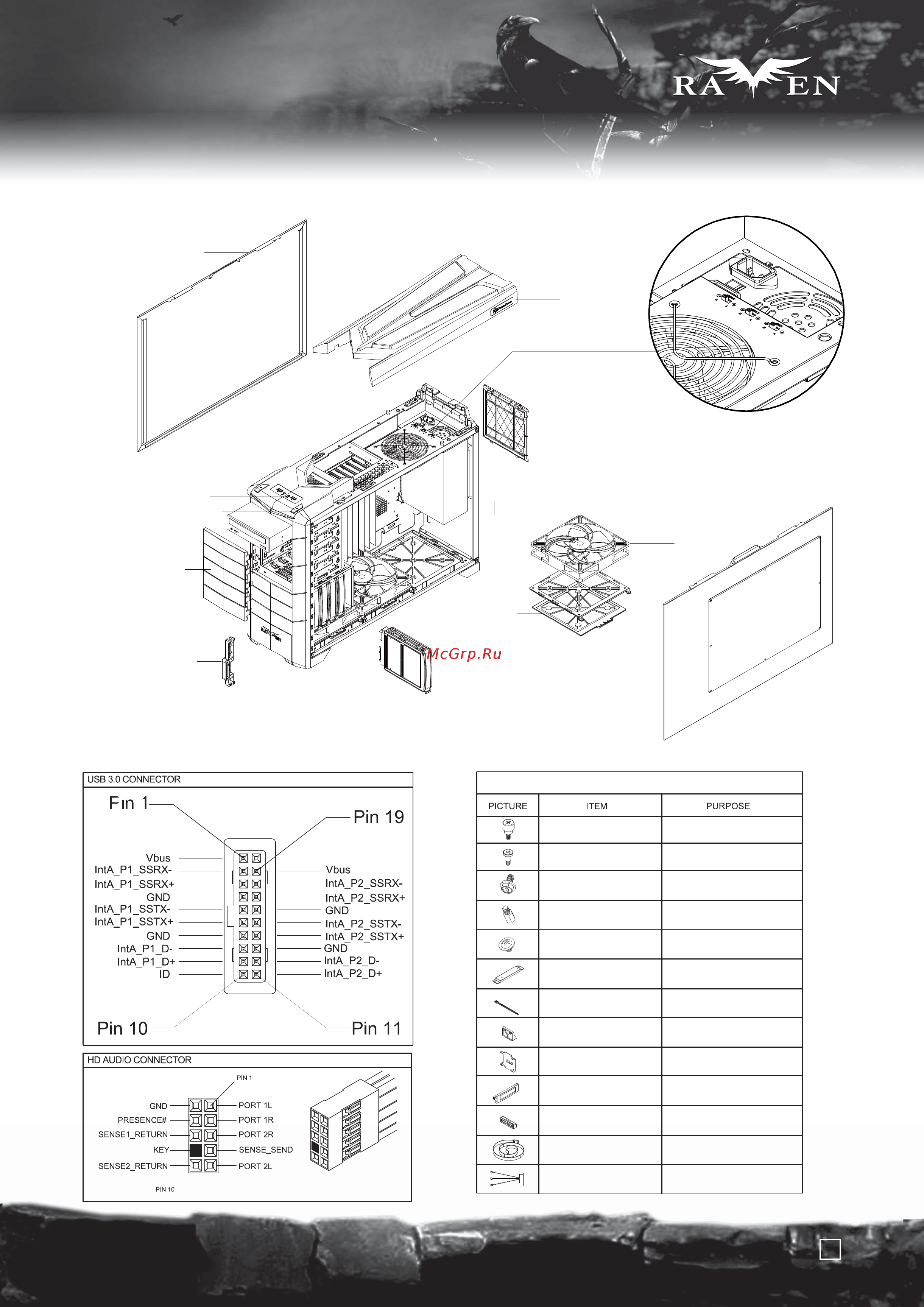 SilverStone SST-RV02B-E [5/40] Disassemble chart