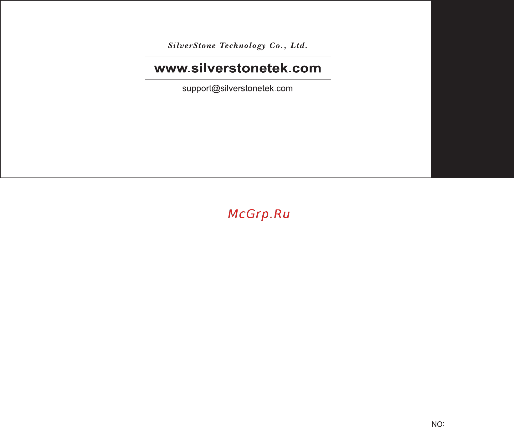SilverStone SST-FT02B-W-USB3.0 [36/36] Ft02 manual 封底 pdf