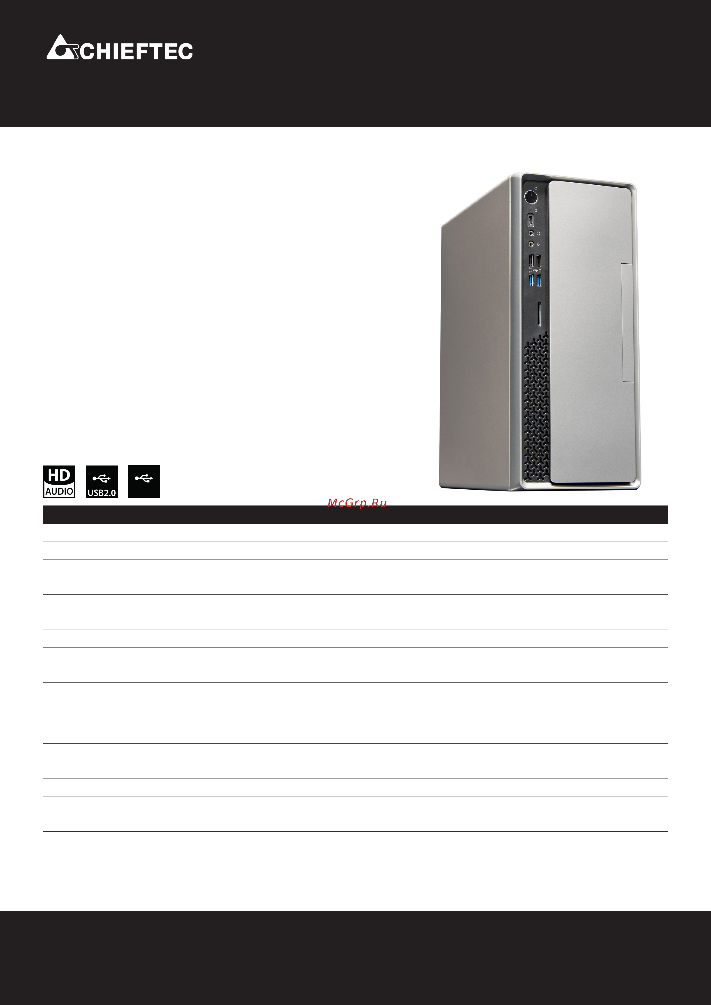 Chieftec BS-10G-300 Техническая спецификация онлайн