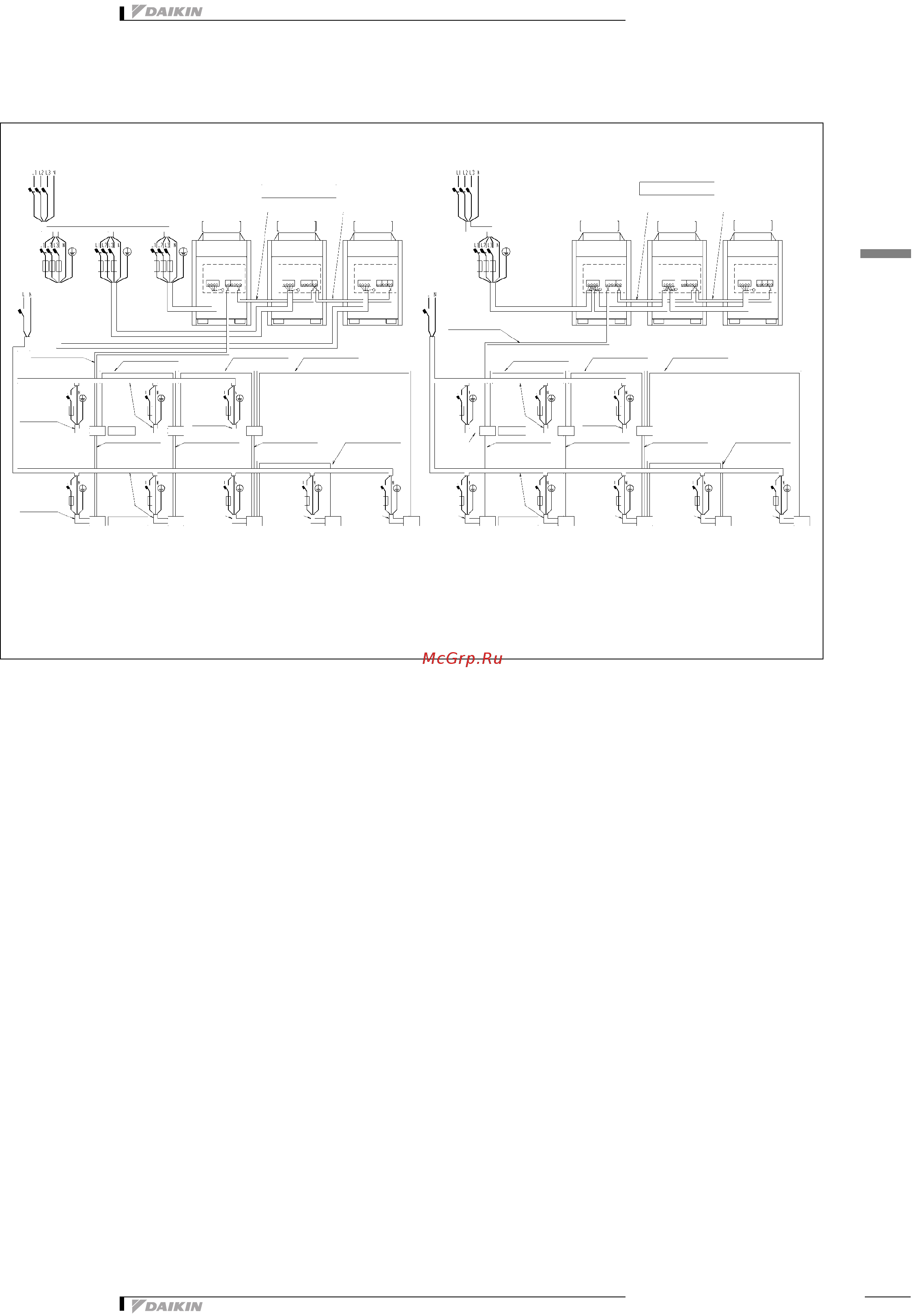 Daikin REYQ14PY1B [122/137] Wiring diagram