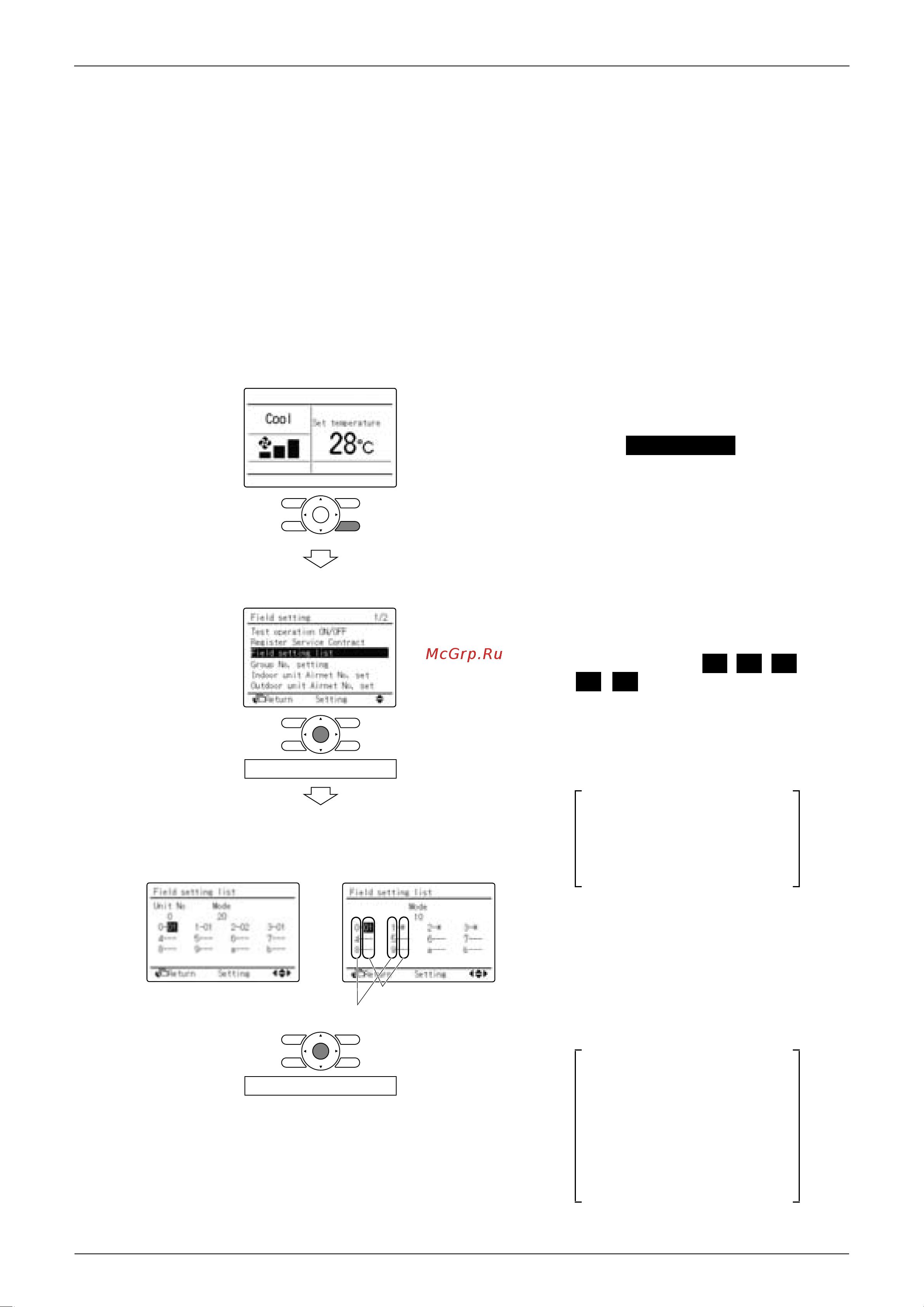 Daikin REYQ10PY1B [202/477] Field setting from remote controller