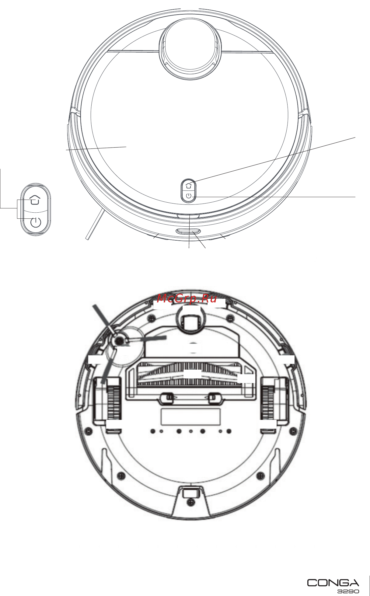 Cecotec Conga 3290 Titanium [21/72] Parts and components
