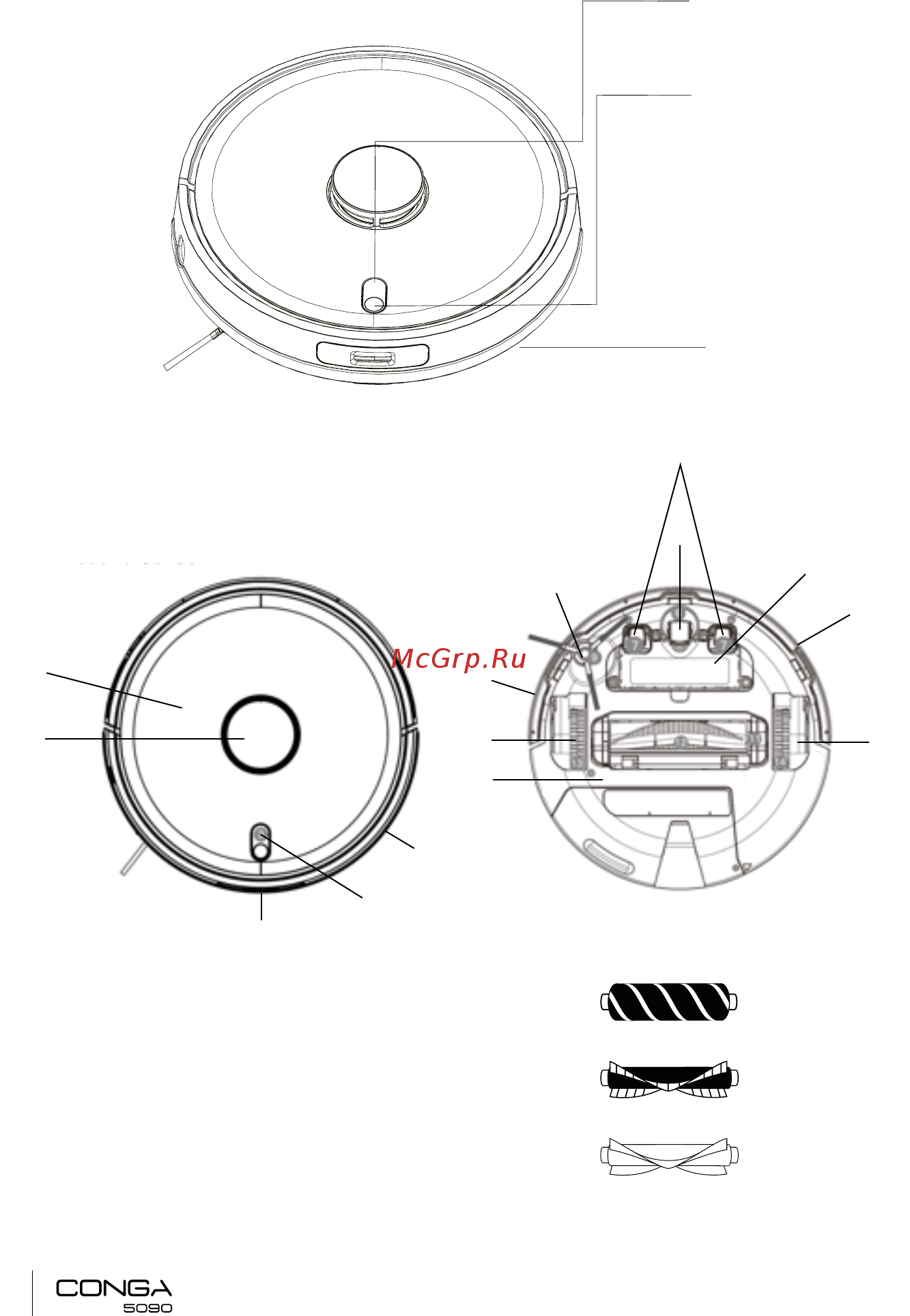 Cecotec Conga 5090 Cyclone [25/90] Parts and components
